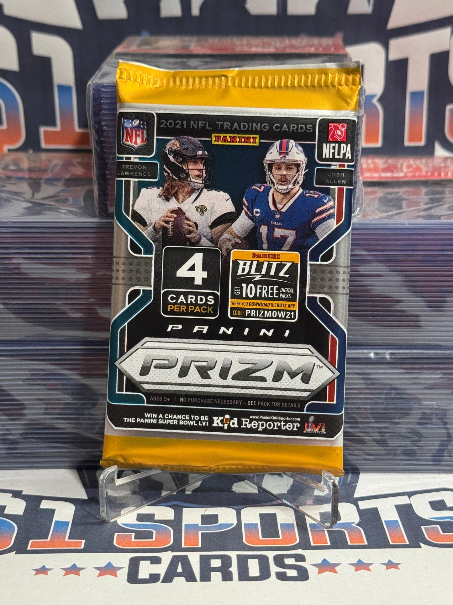 2021 Panini Prizm NFL Football Mega Box Retail Pack