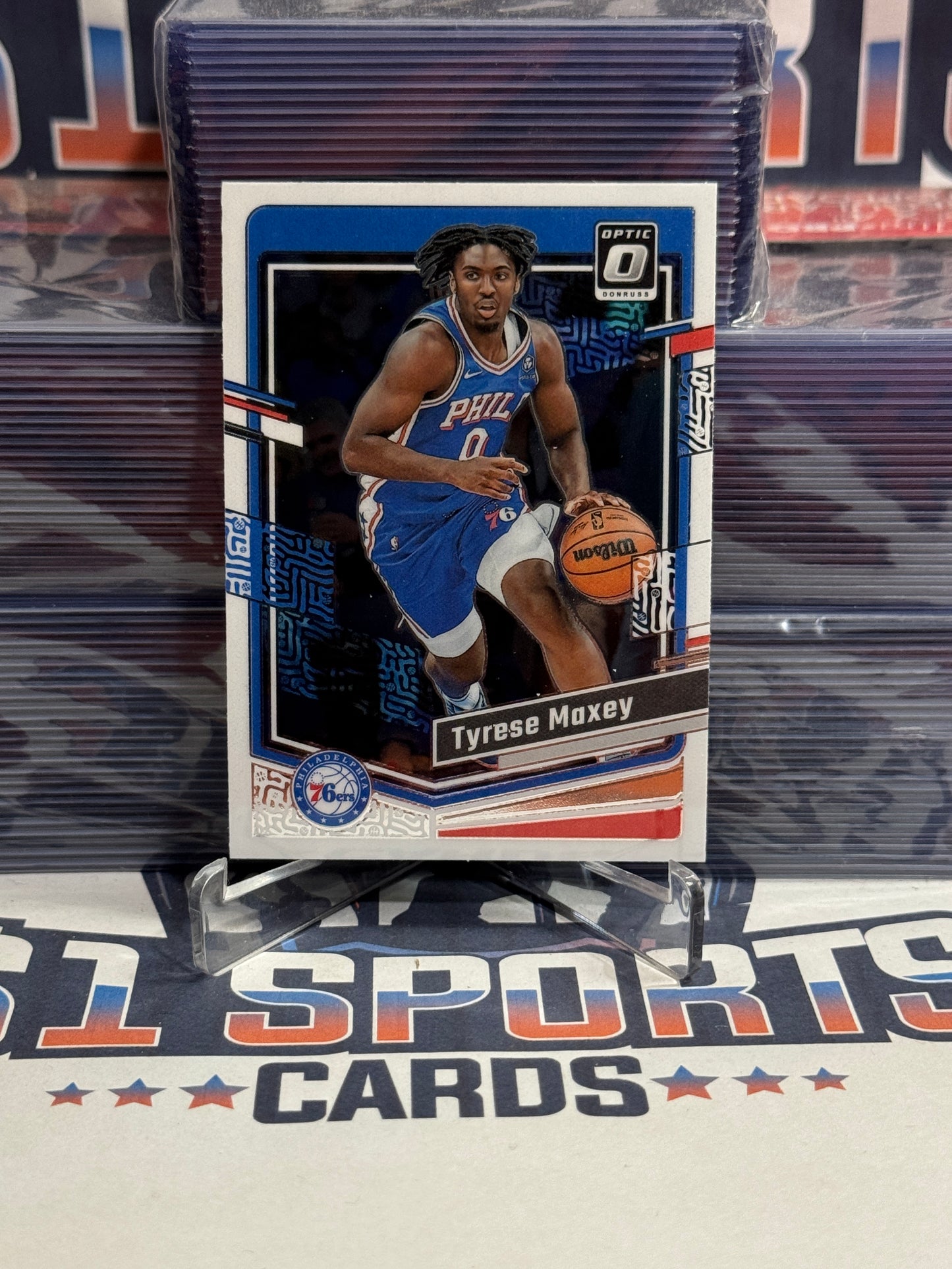 2023 Donruss Optic Tyrese Maxey #70