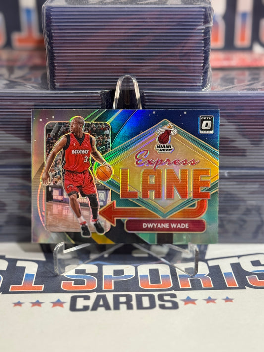 2020 Donruss Optic (Holo Prizm, Express Lane) Dwyane Wade #19
