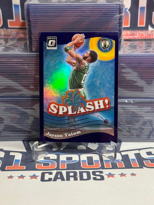 2023 Donruss Optic (Purple Prizm, Splash!) Jayson Tatum #3