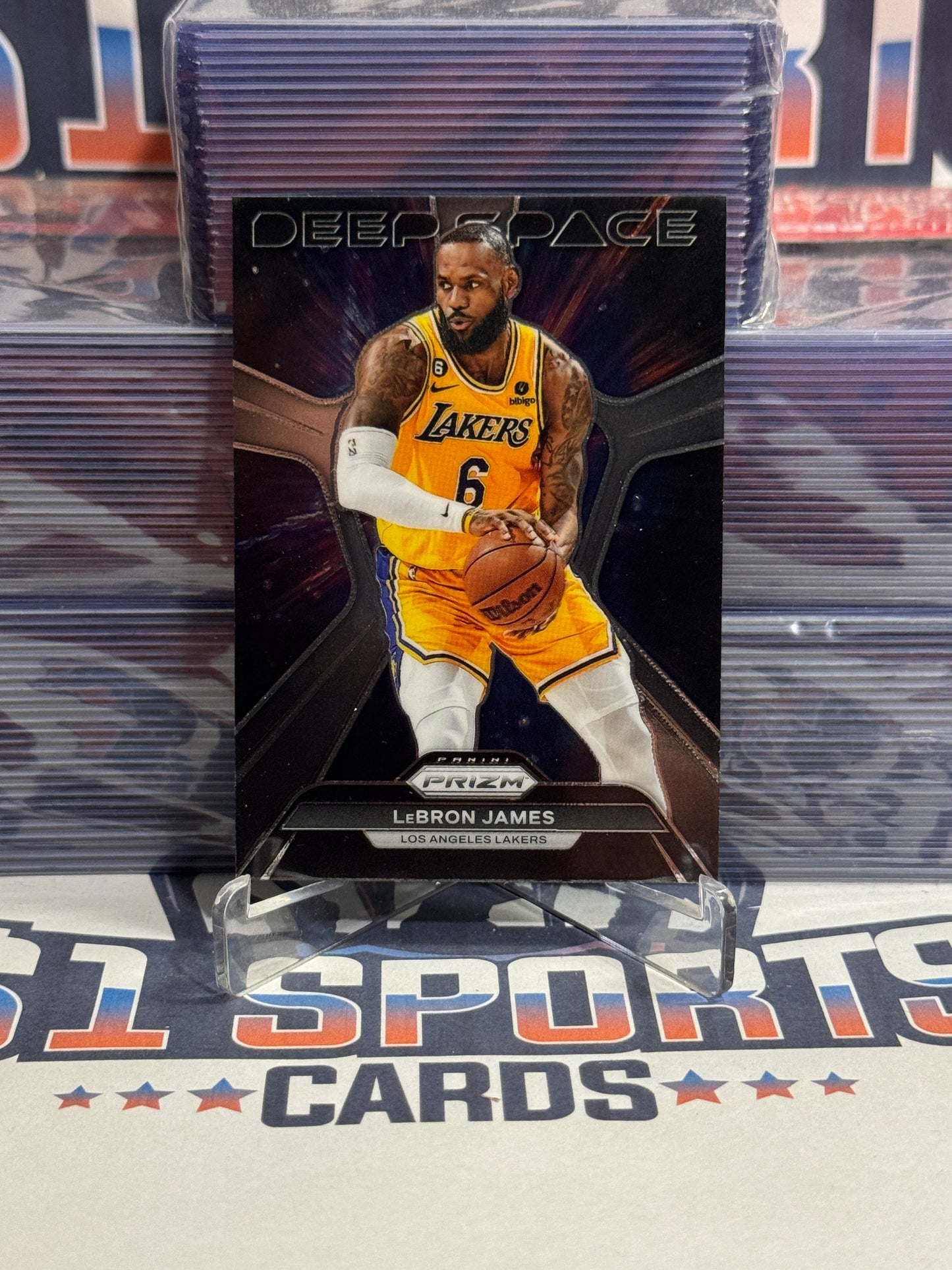 2023 Panini Prizm (Deep Space) LeBron James #7
