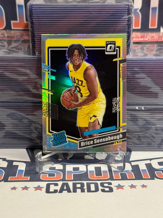 2023 Donruss Optic (Holo Prizm, Rated Rookie) Brice Sensabaugh #209