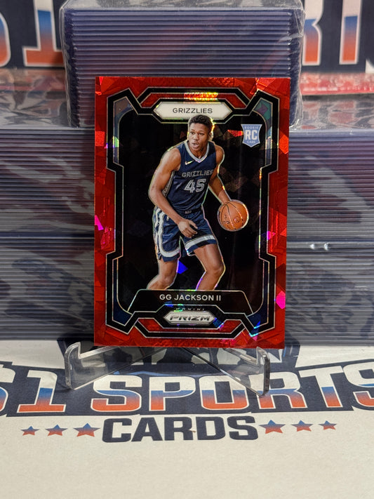 2023 Panini Prizm (Red Ice Prizm) GG Jackson II Rookie #179