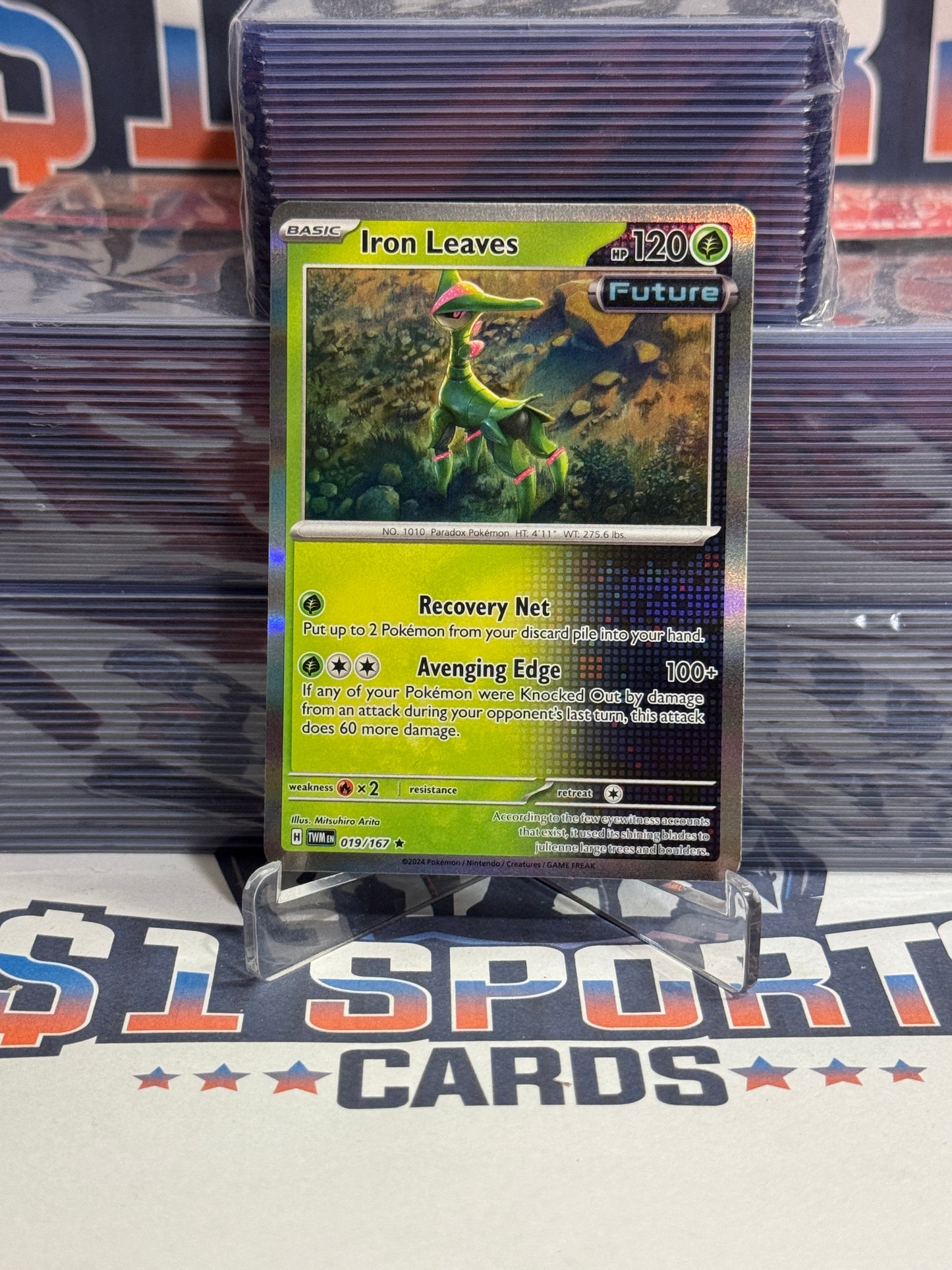 Pokemon TCG: Temporal Forces - Iron Leaves (Holo, Rare) #19