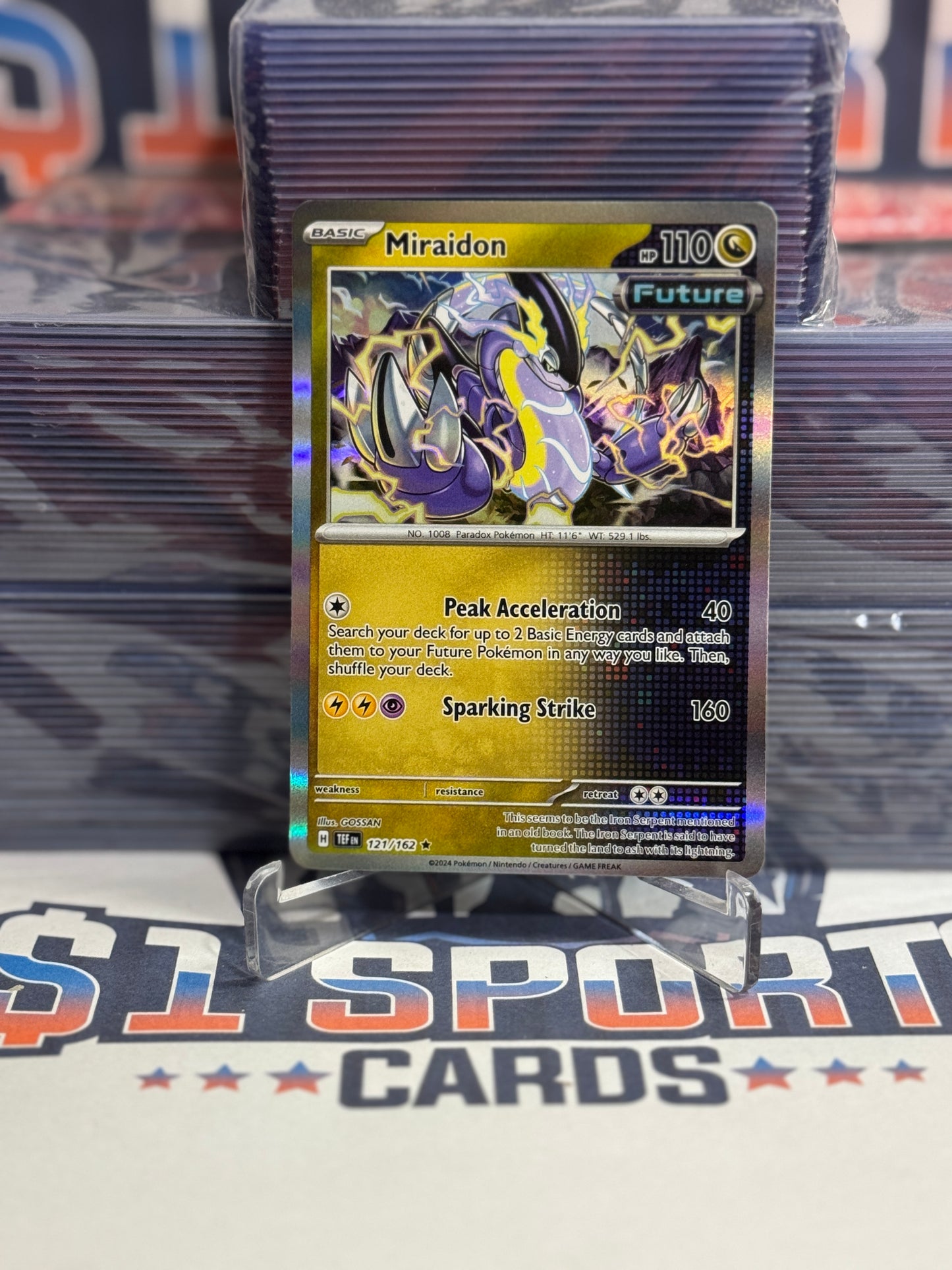 Pokemon TCG: Temporal Forces - Miraidon (Holo, Rare) #121