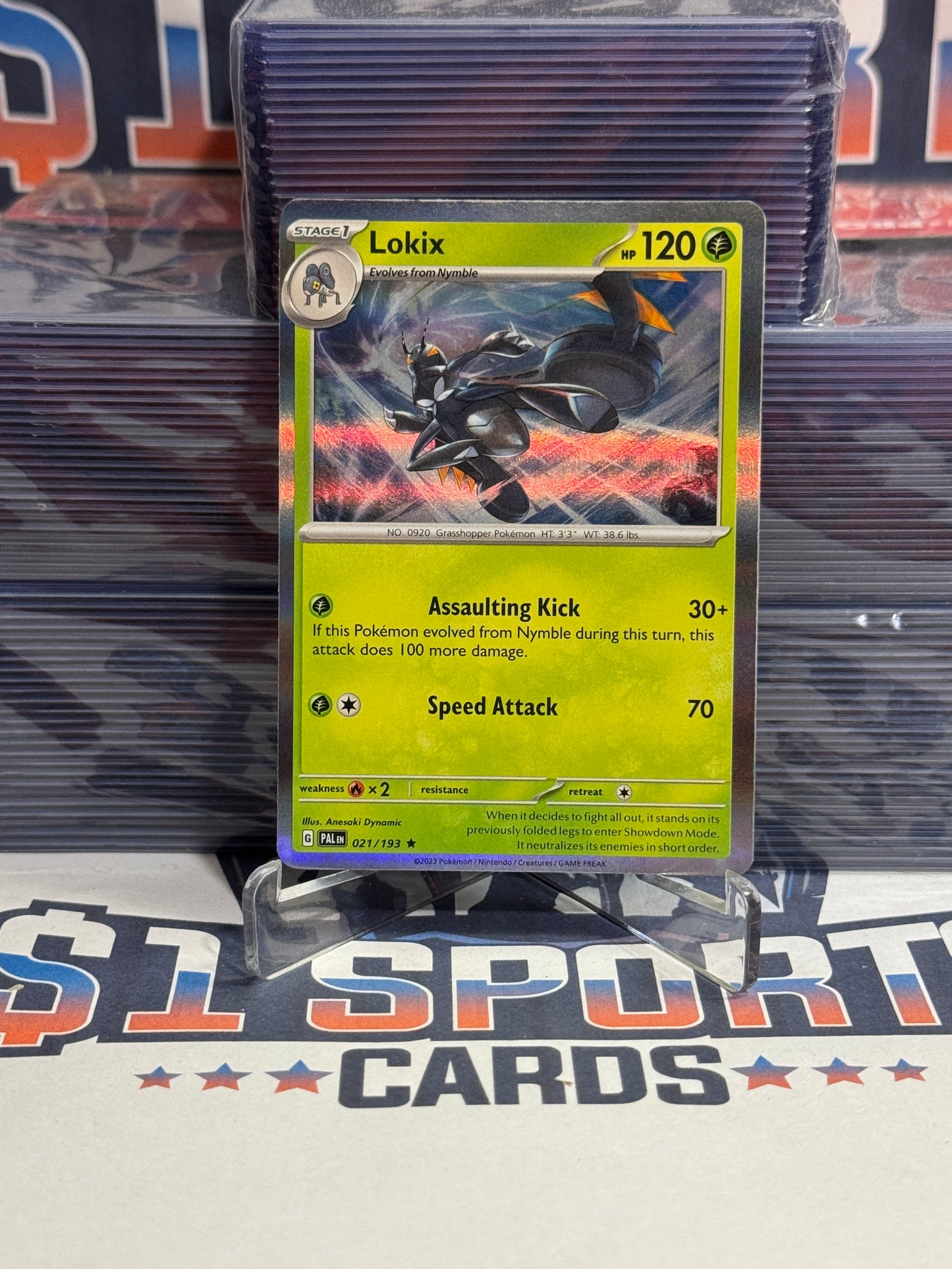 Pokemon TCG: Paldea Evolved - Lokix (Holo, Rare) #21