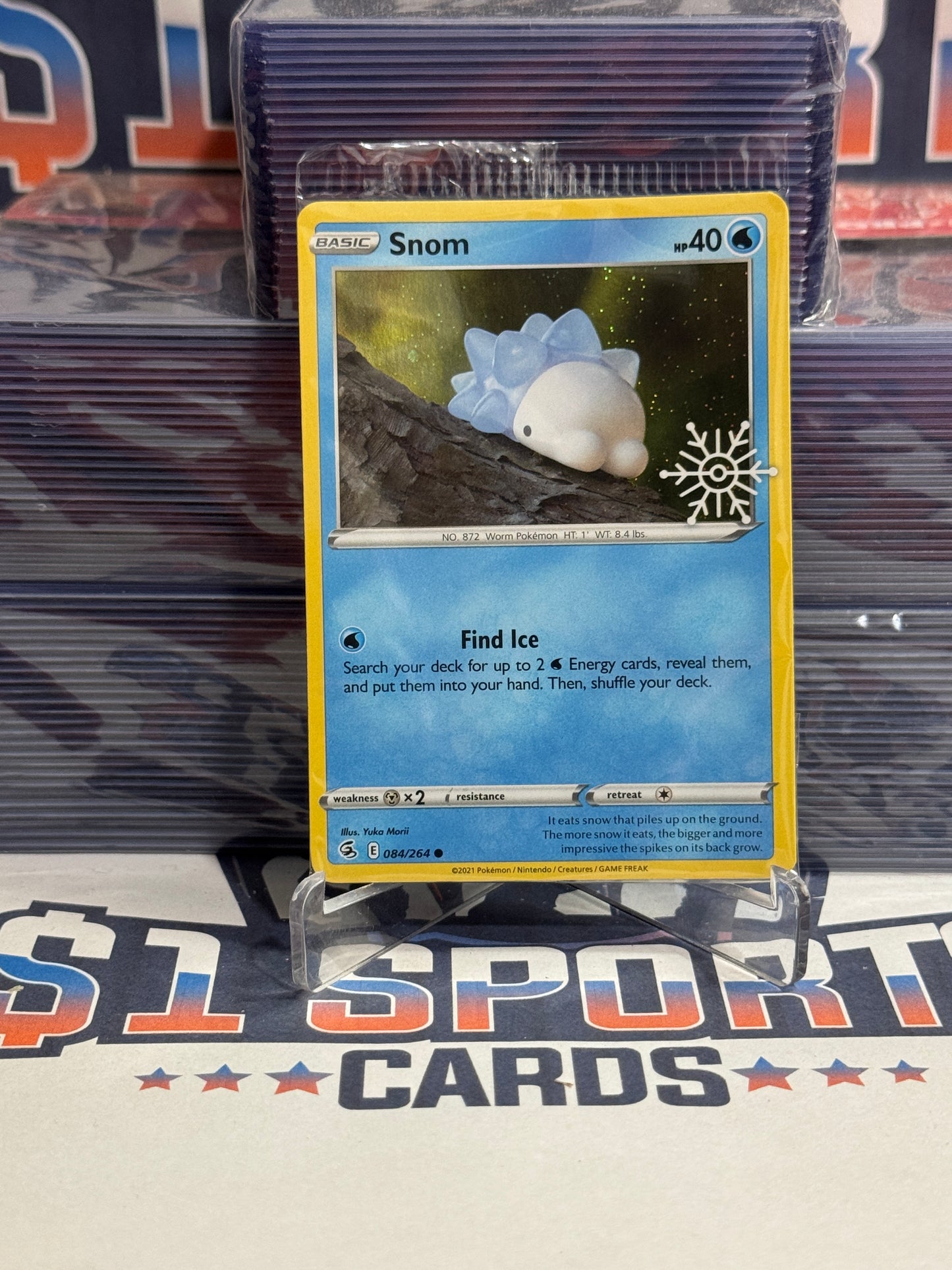 Pokemon TCG: Holiday Calendar - Snom (Sealed, Holo, Common) #84