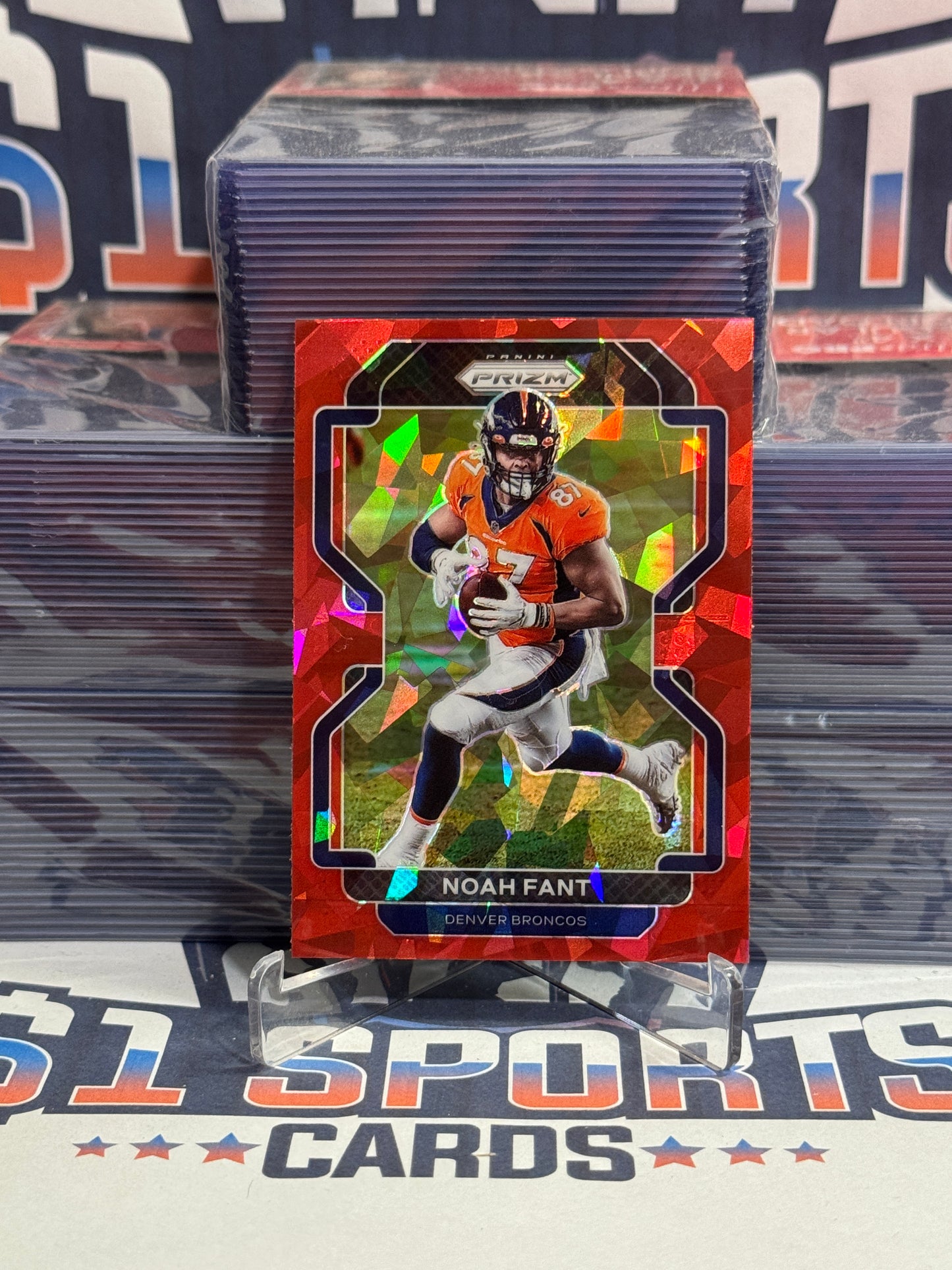 2024 Panini Prizm (Red Ice Prizm) Noah Fant #200