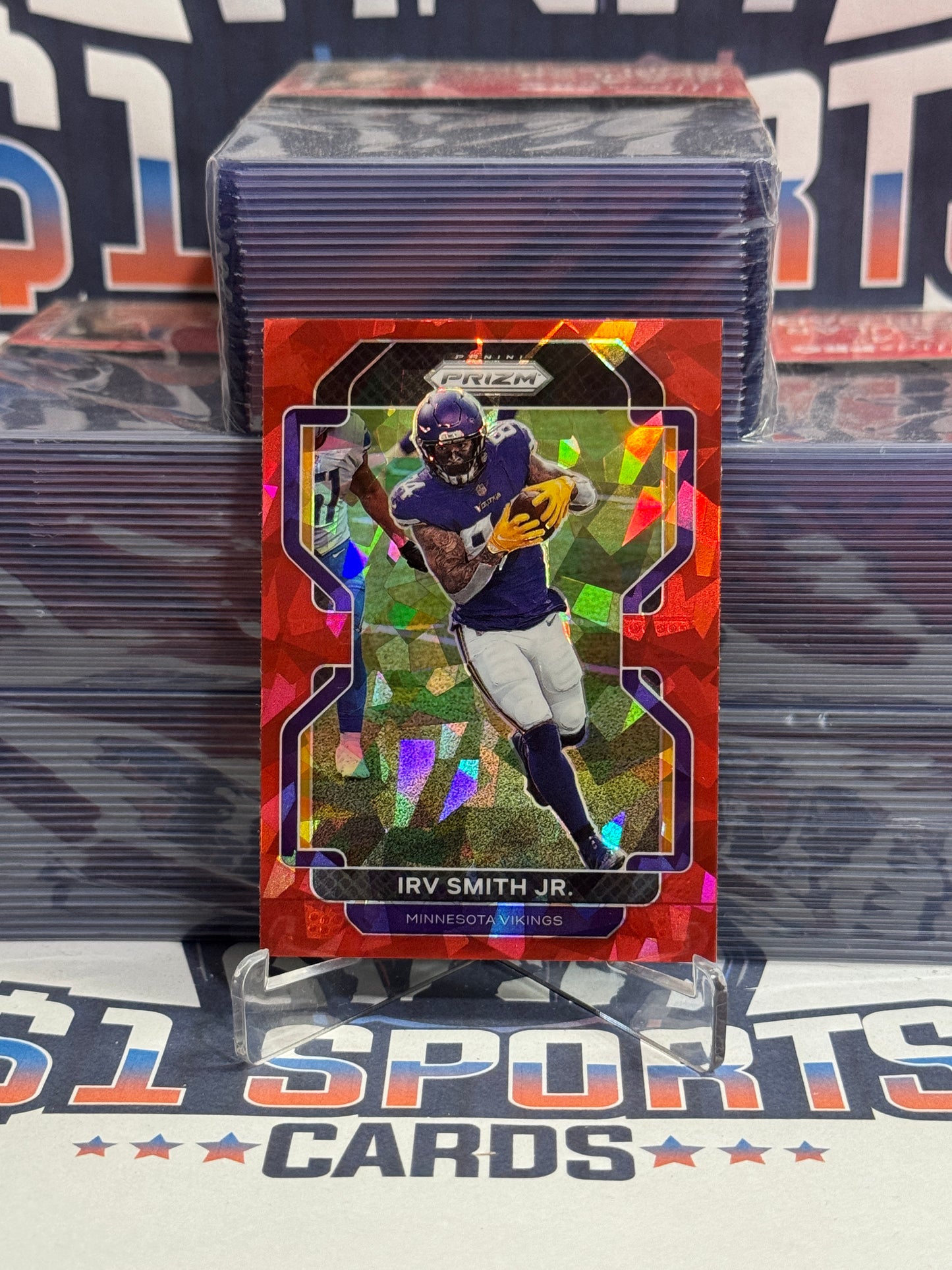 2024 Panini Prizm (Red Ice Prizm) Irv Smith Jr. #127