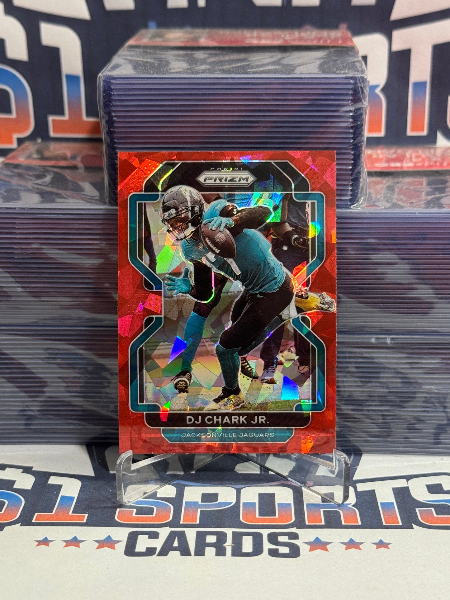 2024 Panini Prizm (Red Ice Prizm) DJ Chark Jr. #11