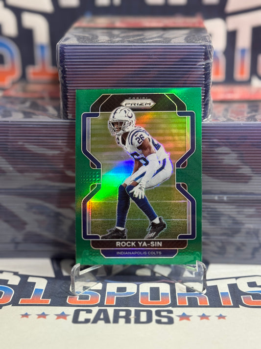 2024 Panini Prizm (Green Prizm) Rock Ya-Sin #28