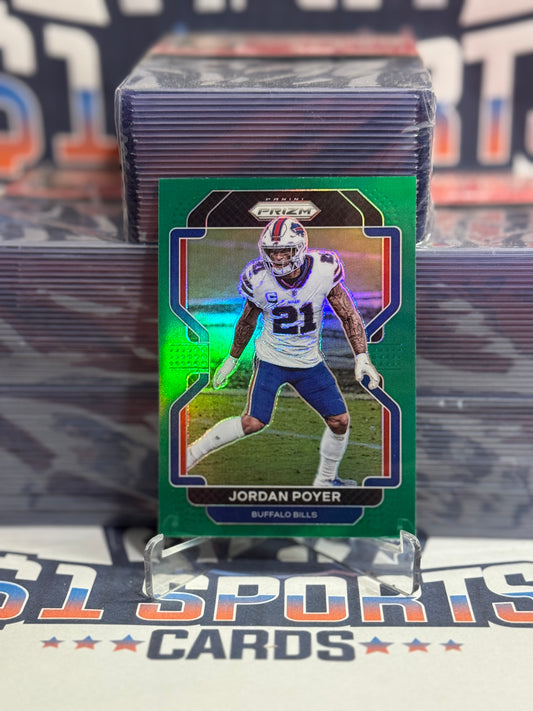 2024 Panini Prizm (Green Prizm) Jordan Poyer #122
