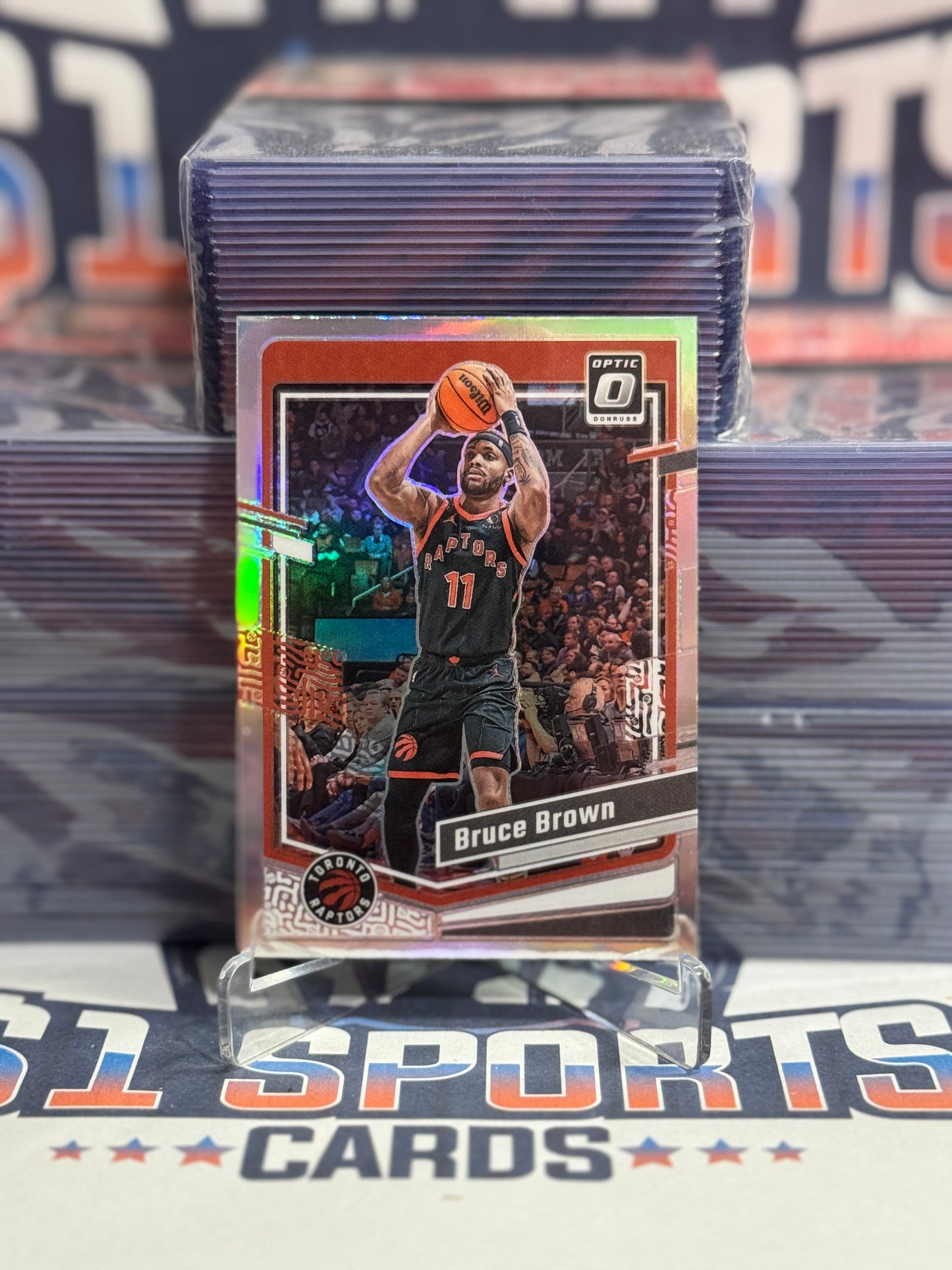 2023 Donruss Optic (Holo Prizm) Bruce Brown #39