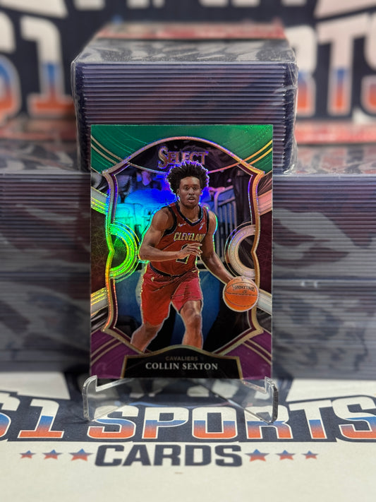 2020 Panini Select (Green White Purple Prizm) Collin Sexton #59