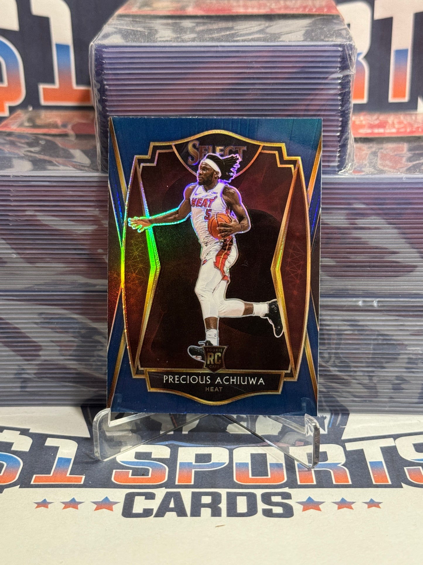 2020 Panini Select (Silver Prizm) Precious Achiuwa Rookie #193