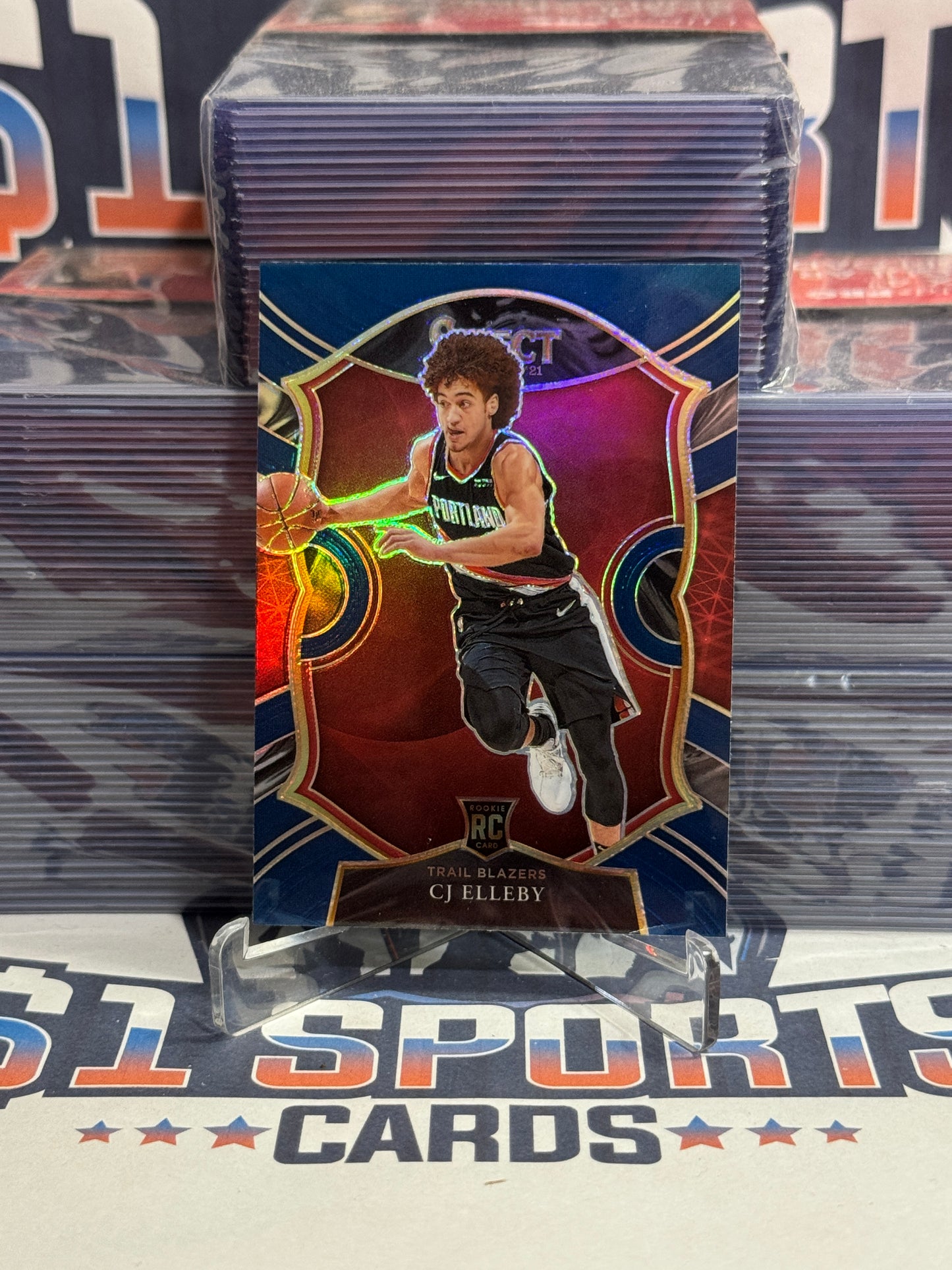 2020 Panini Select (Silver Prizm) CJ Elleby Rookie #100