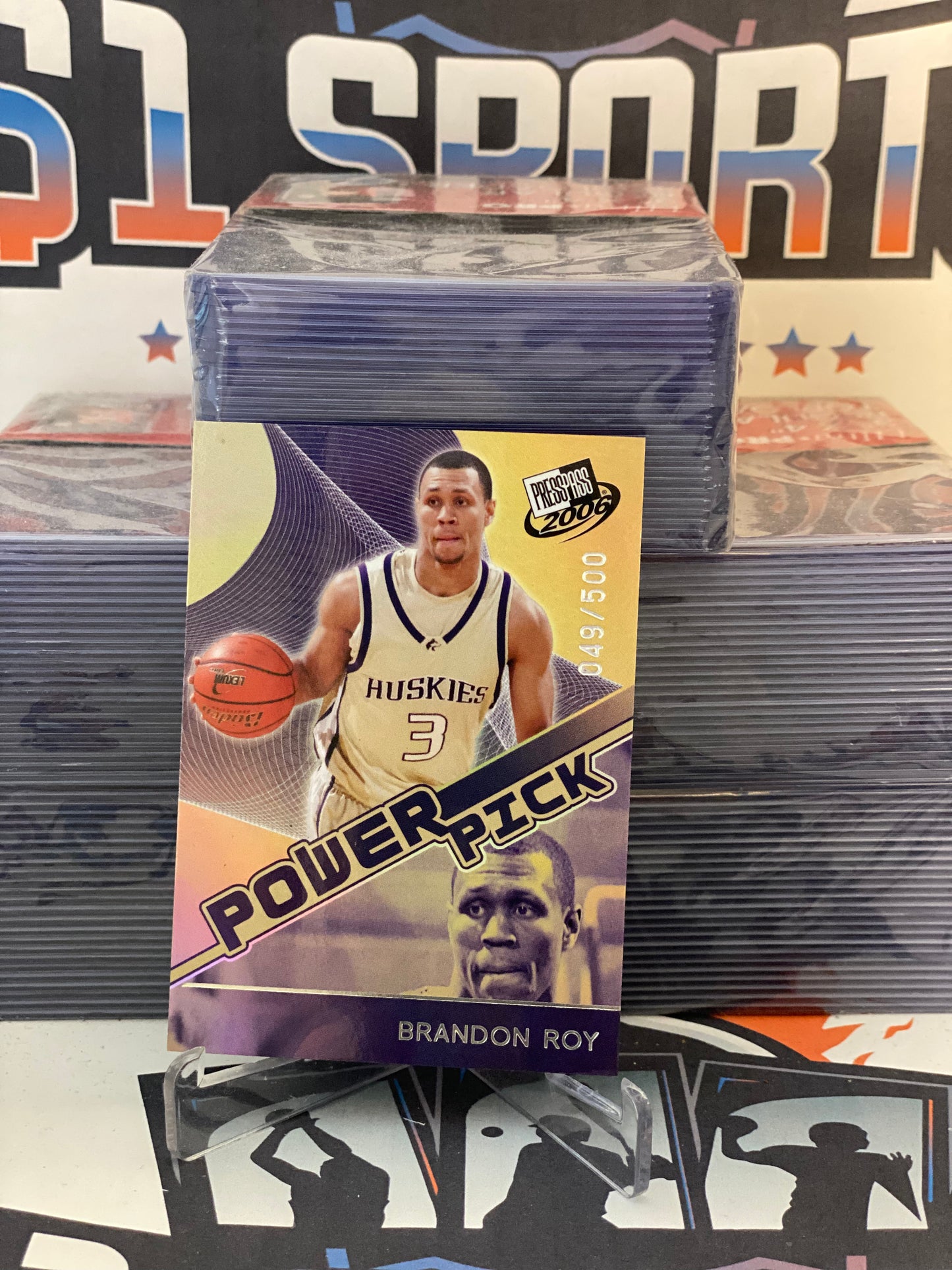2006 Press Pass (Power Pick 049/500) Brandon Roy #R37