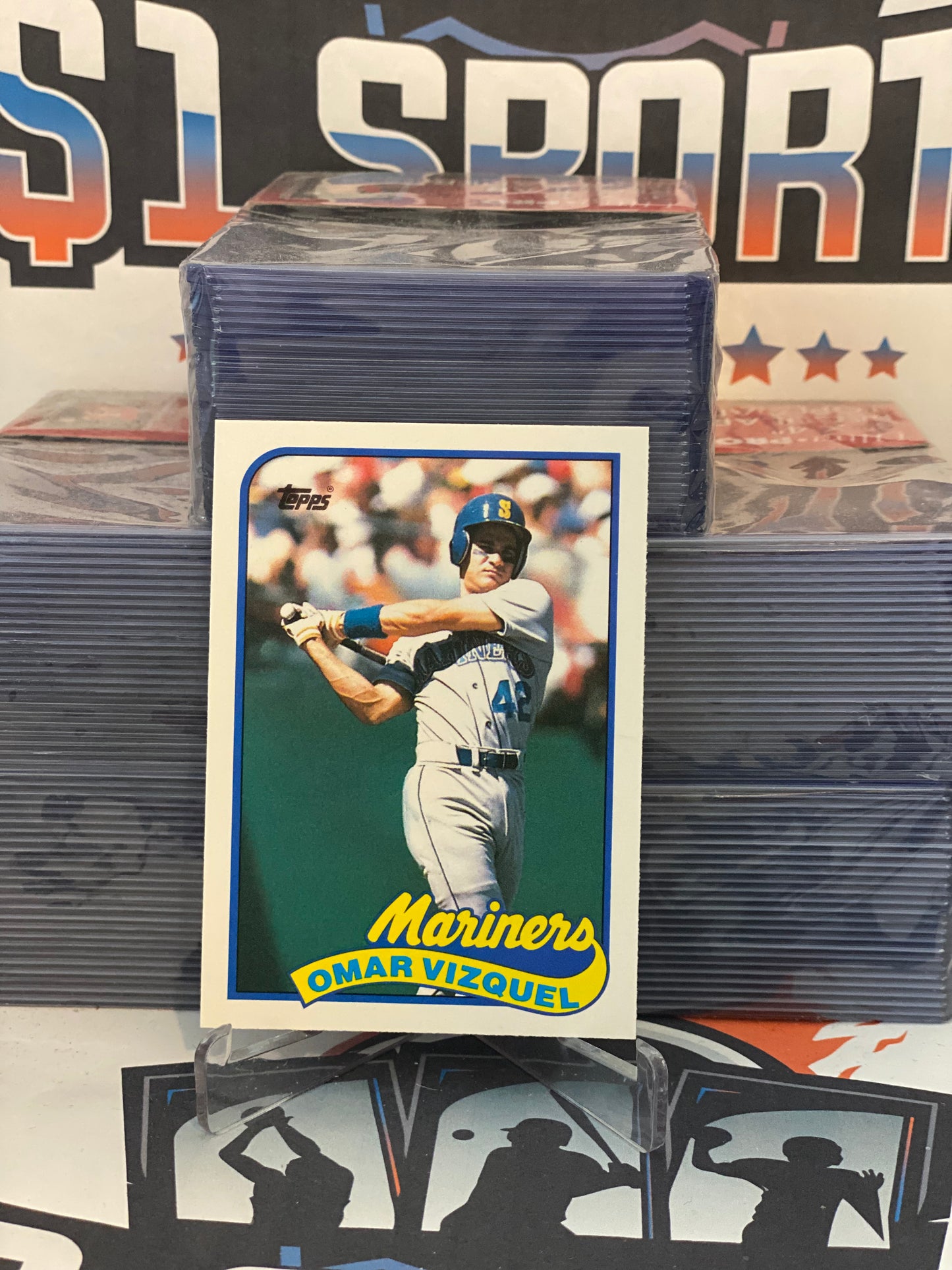 1989 Topps Traded Omar Vizquel Rookie #122T