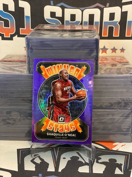 2021 Donruss Optic (Purple Prizm, Winner Stays) Shaquille O'Neal #9