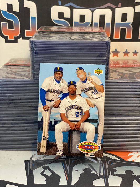 1992 Upper Deck (Teammates) Ken Griffey Jr., Jay Buhner, Kevin Mitchell #55
