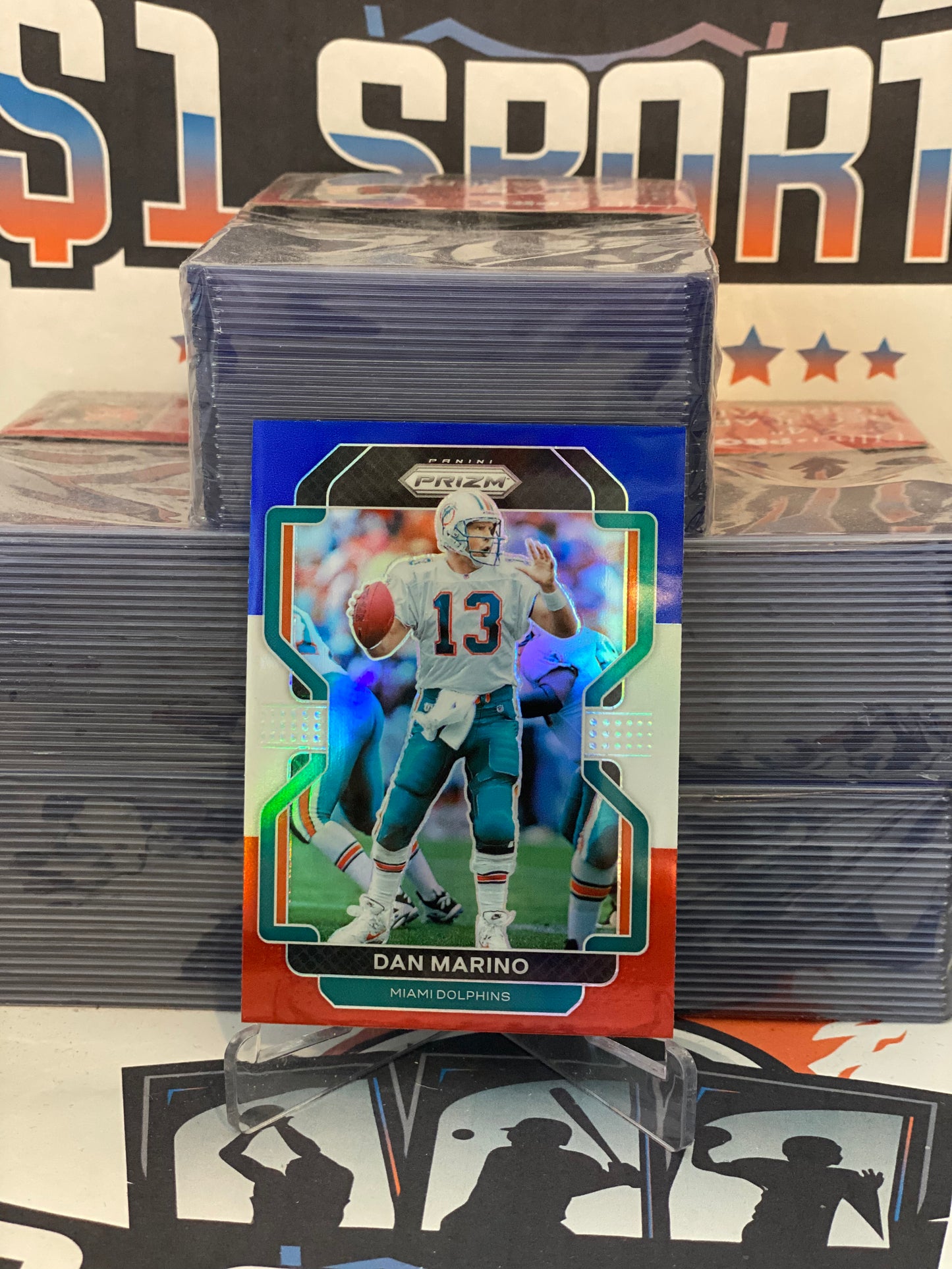 2021 Panini Prizm (Red White Blue Prizm) Dan Marino #112
