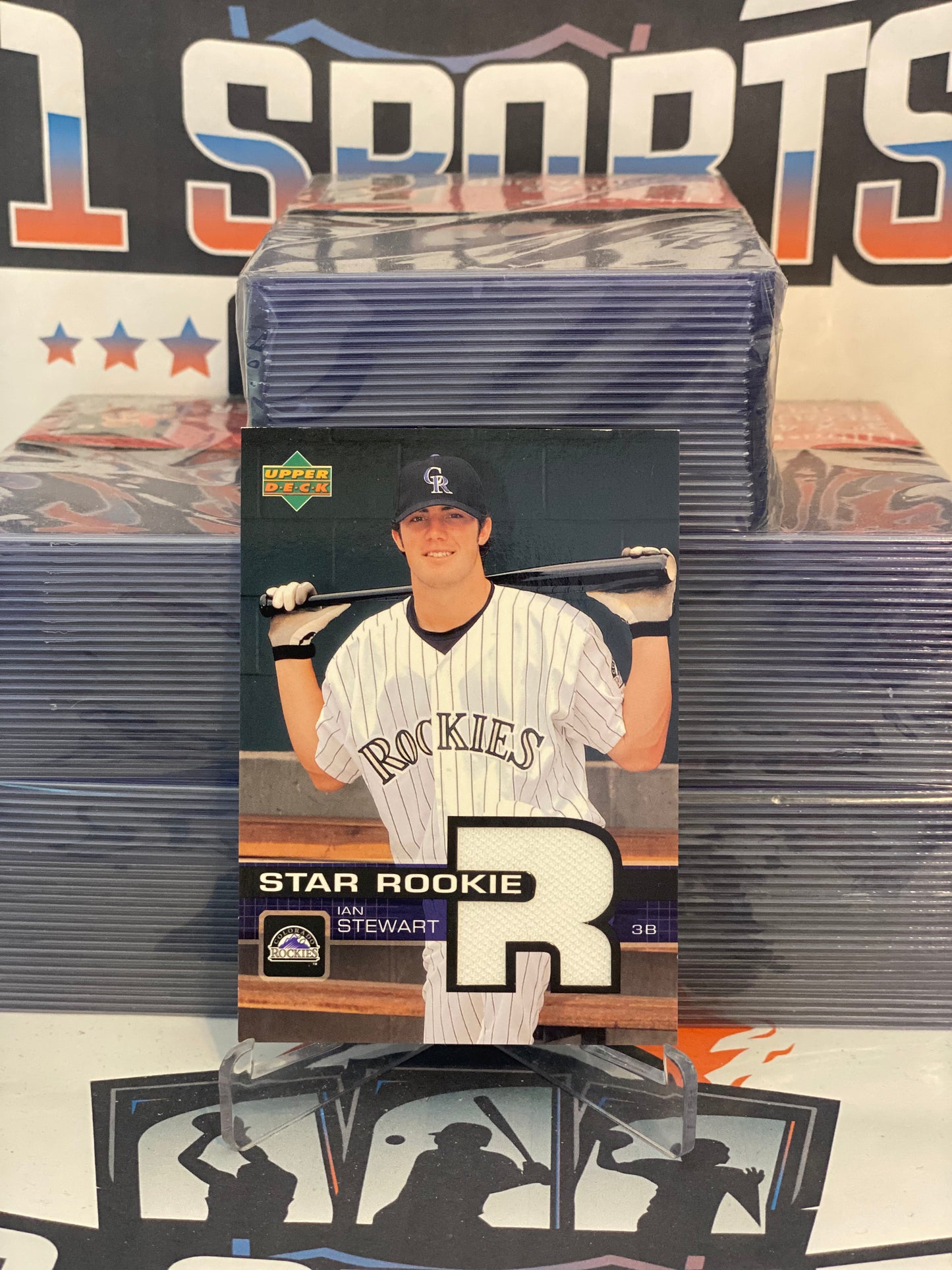 2003 Upper Deck (Star Rookie Relic) Ian Stewart #P92