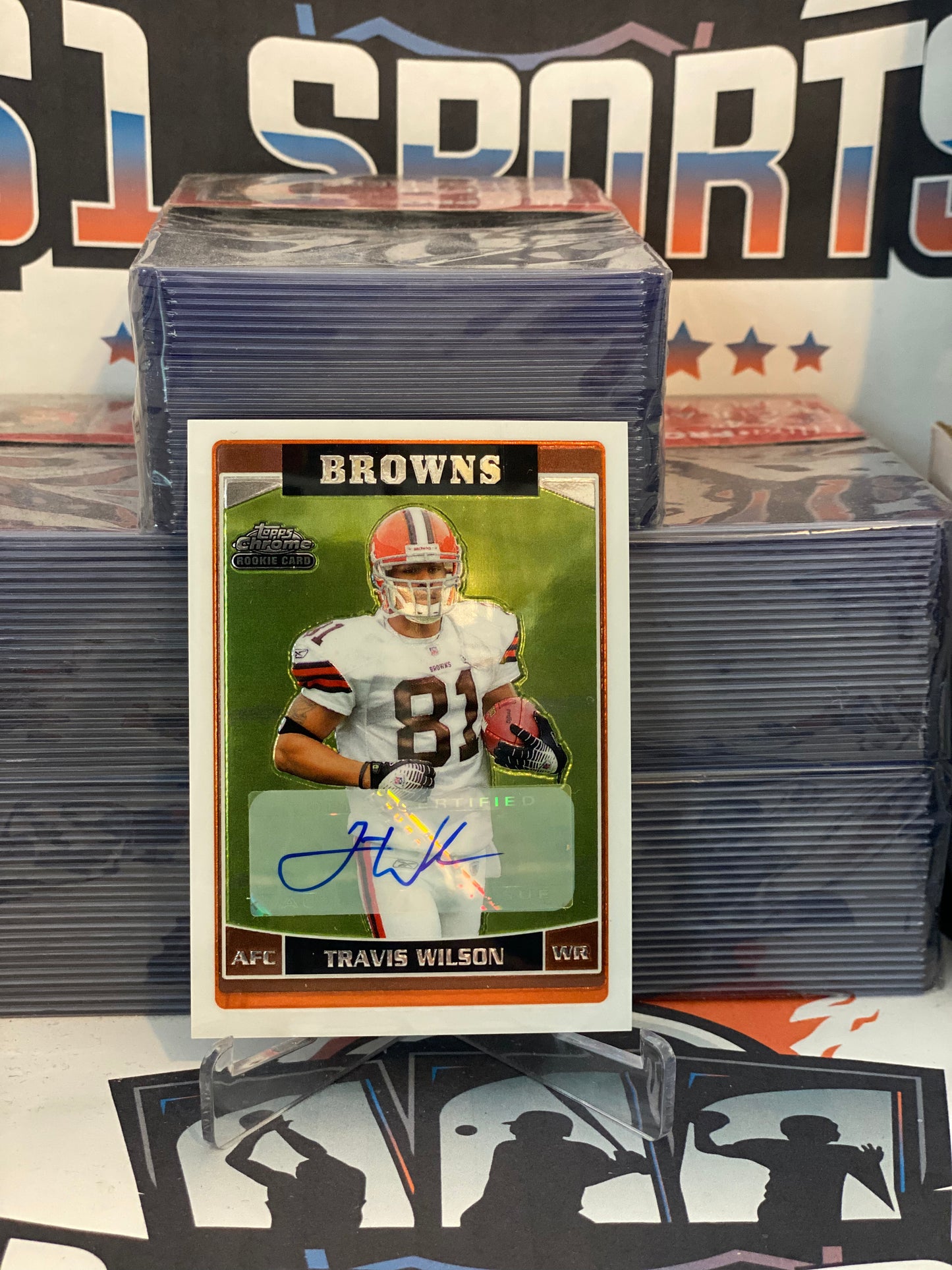 2006 Topps Chrome (Rookie Auto) Travis Wilson #266