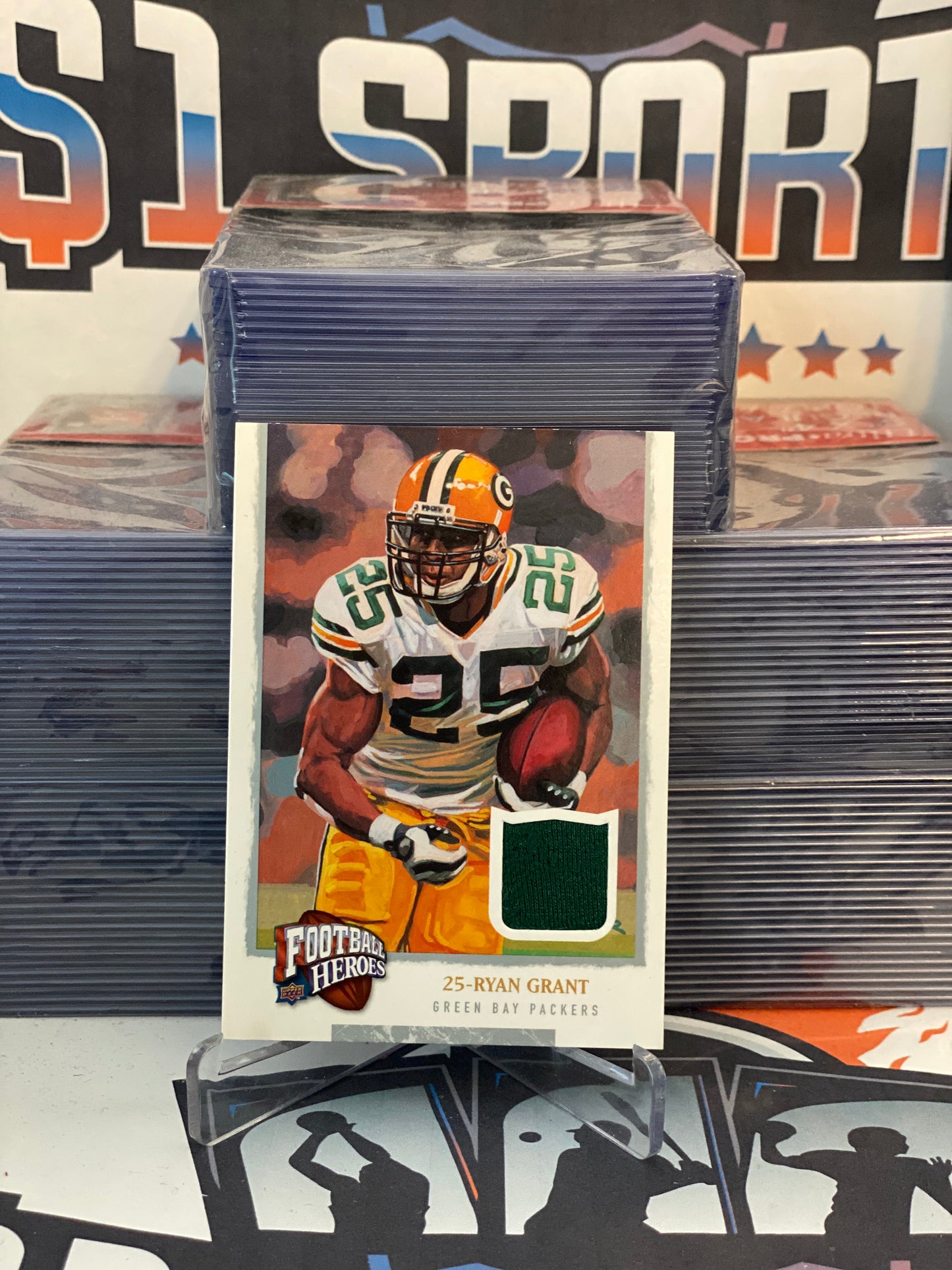 2008 Upper Deck (Football Heroes Relic) Ryan Grant #85