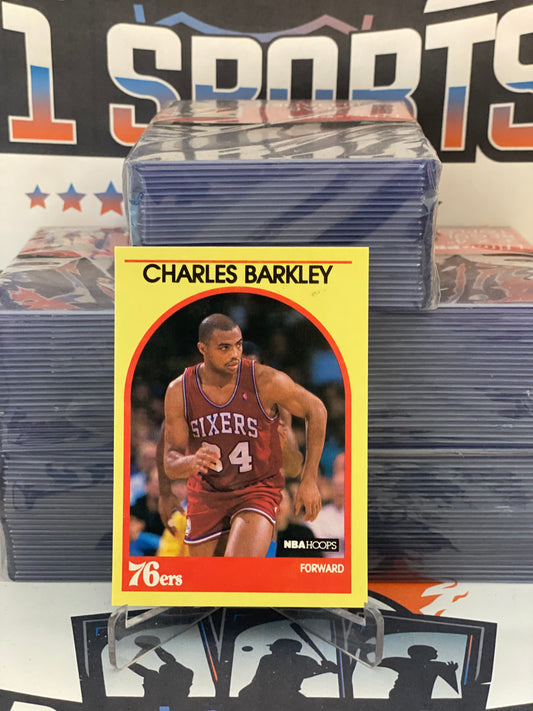 1989 NBA Hoops (Sears - Yellow Border Superstars) Charles Barkley #73