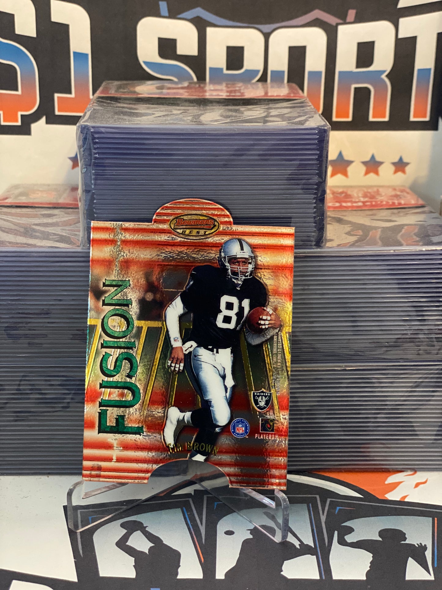 1998 Bowman's Best (Fusion) Tim Brown & Kevin Dyson #MI11