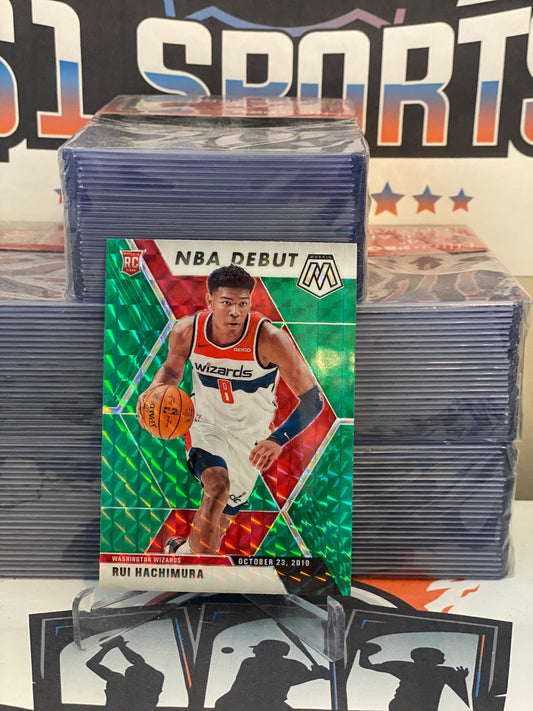 2019 Panini Mosaic (Green Prizm, NBA Debut) Rui Hachimura Rookie #275