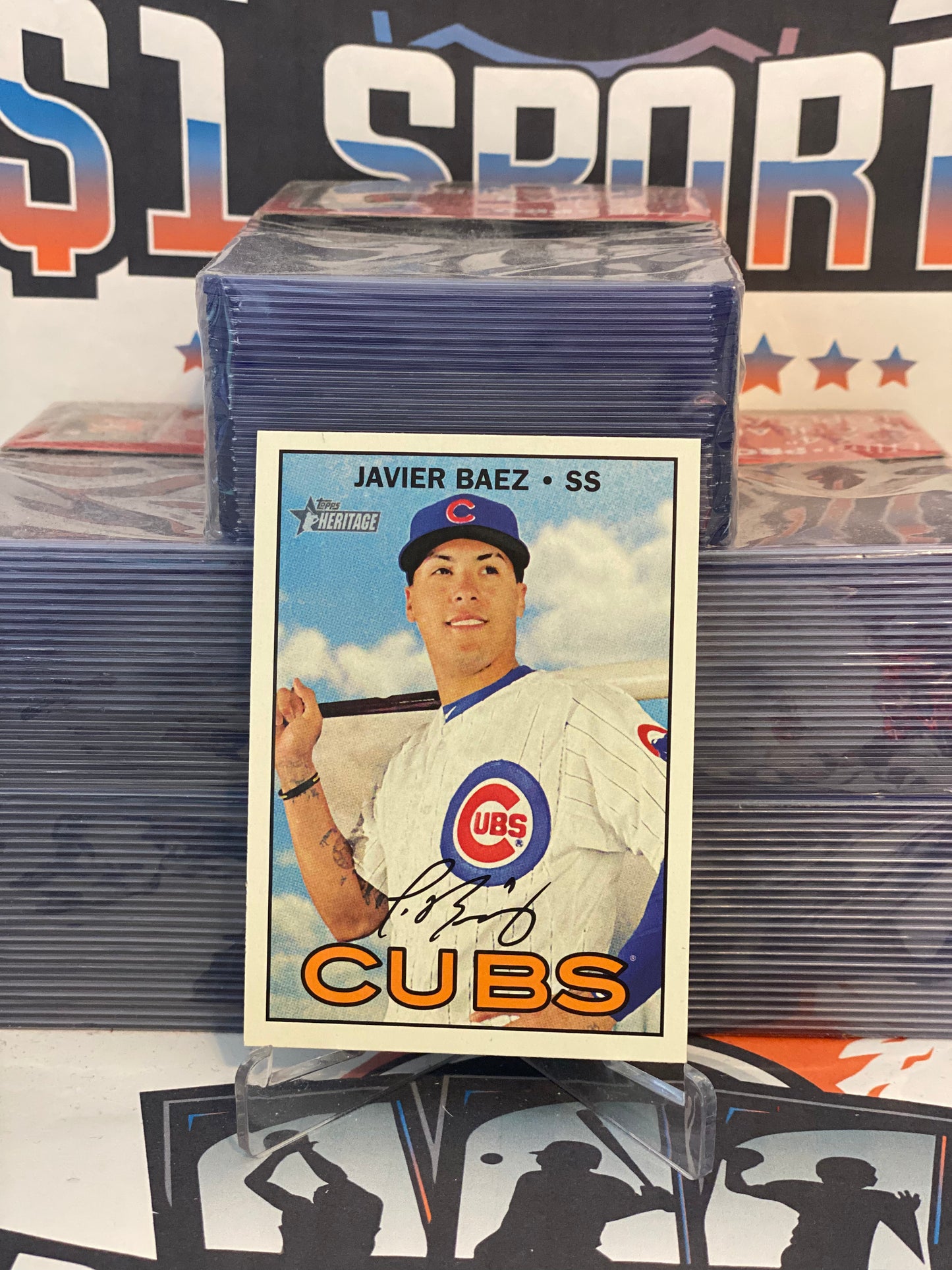 2016 Topps Heritage (Short Print) Javier Baez #723
