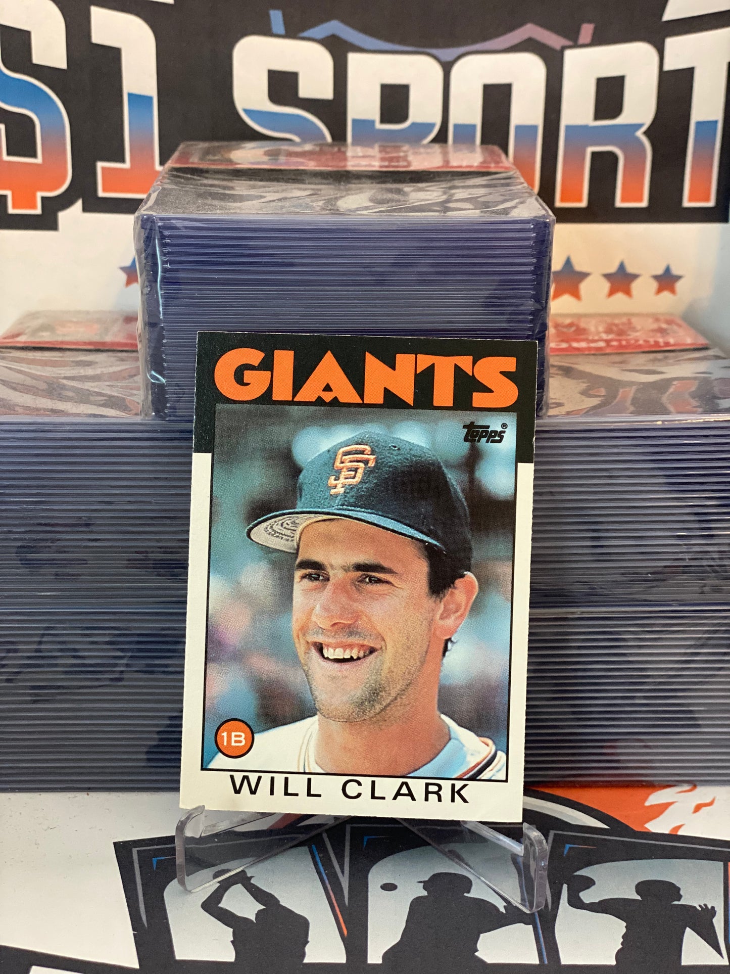 1985 Topps Traded (Tiffany) Will Clark Rookie #24T