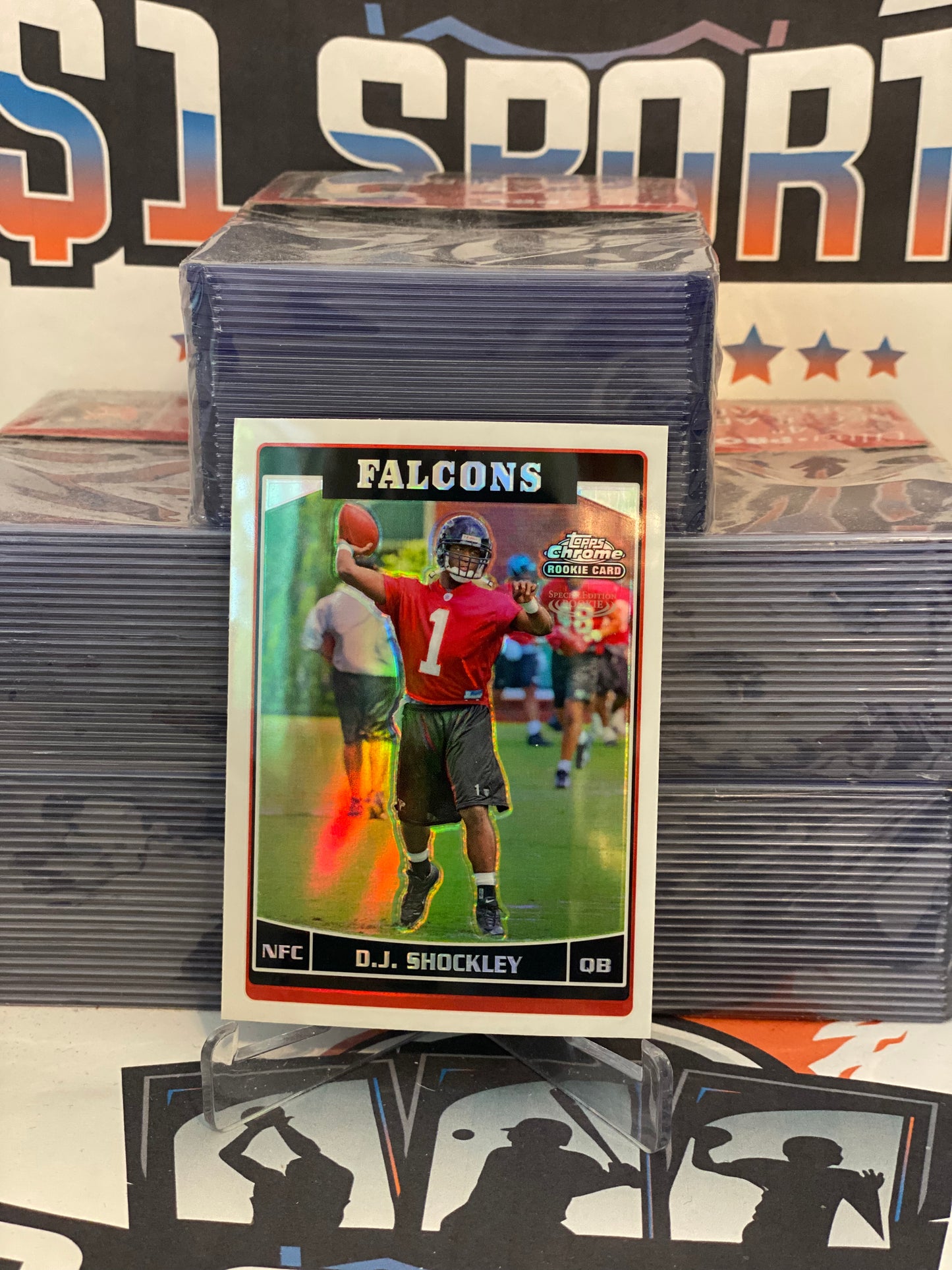 2006 Topps Chrome (Refractor) D.J. Shockey Rookie #207