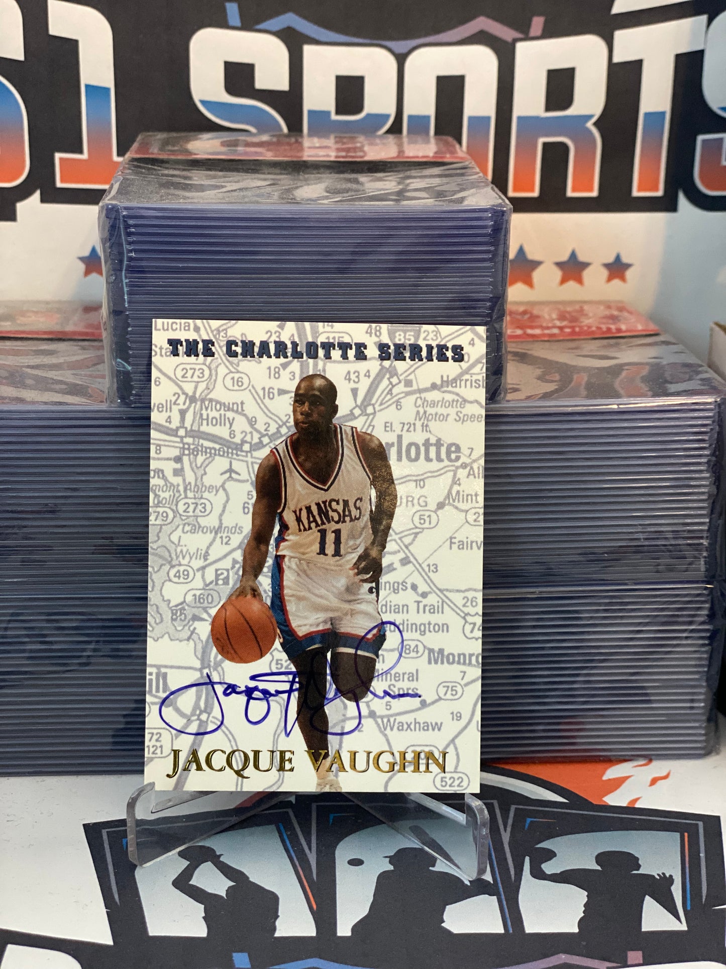 1997 Genuine Article (Auto 861/5000) Jacque Vaughn Rookie #MP17