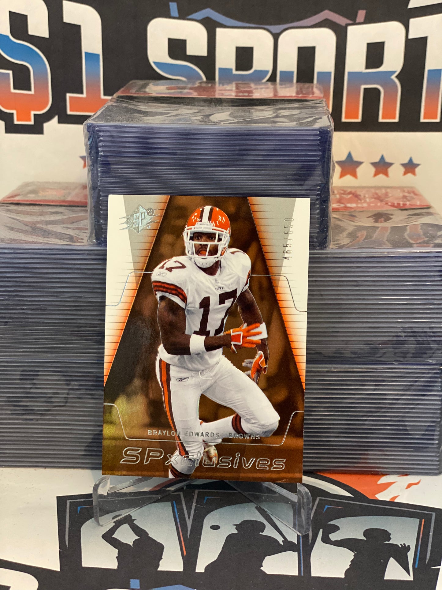 2006 Upper Deck SPx (SPxclusives 465/650) Braylon Edwards #EX-BE