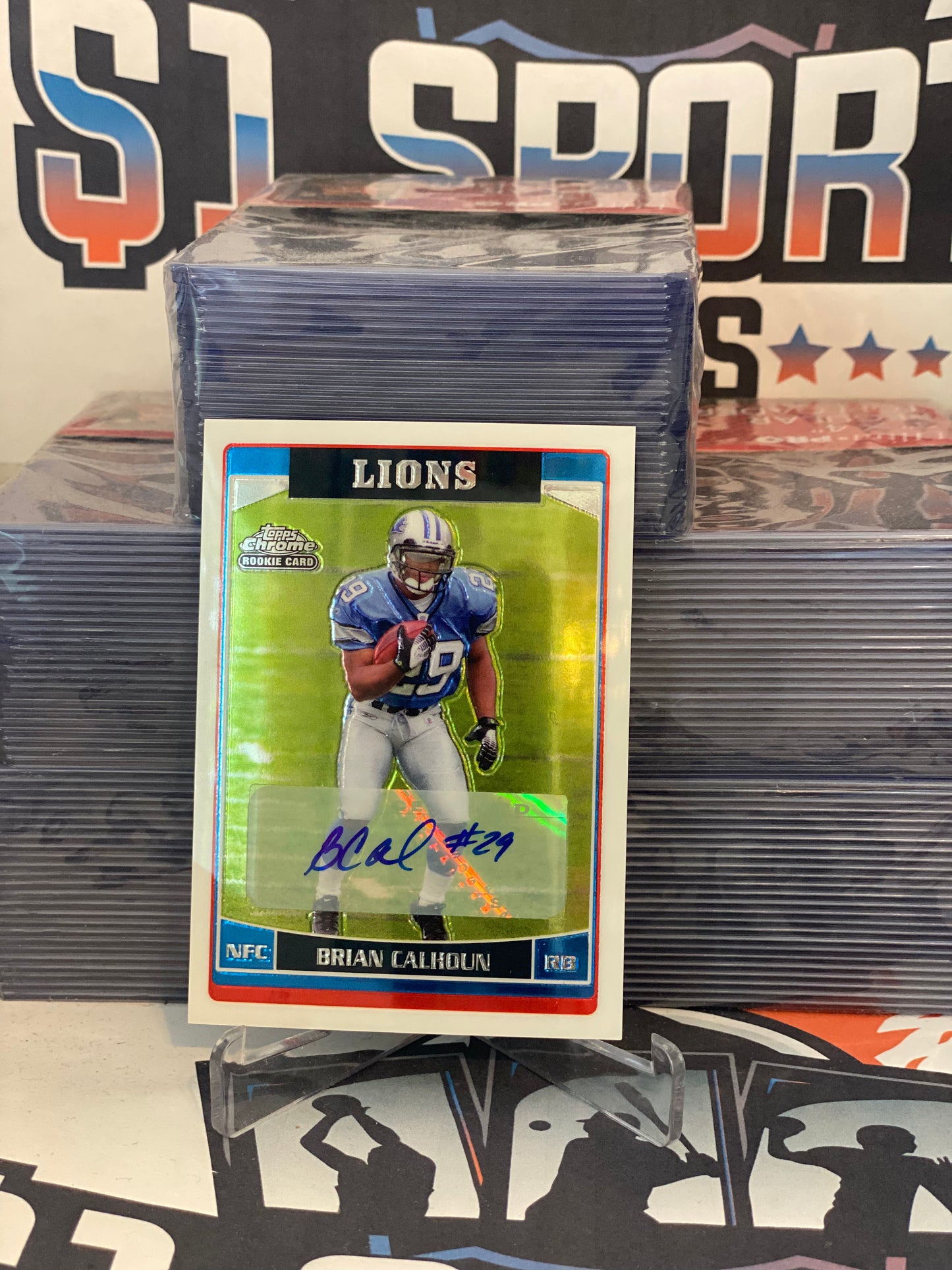 2006 Topps Chrome (Rookie Auto) Brian Calhoun #258