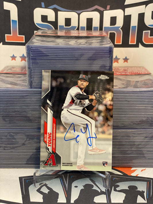 2020 Topps Chrome (Auto) Alex Young Rookie #RA-AY