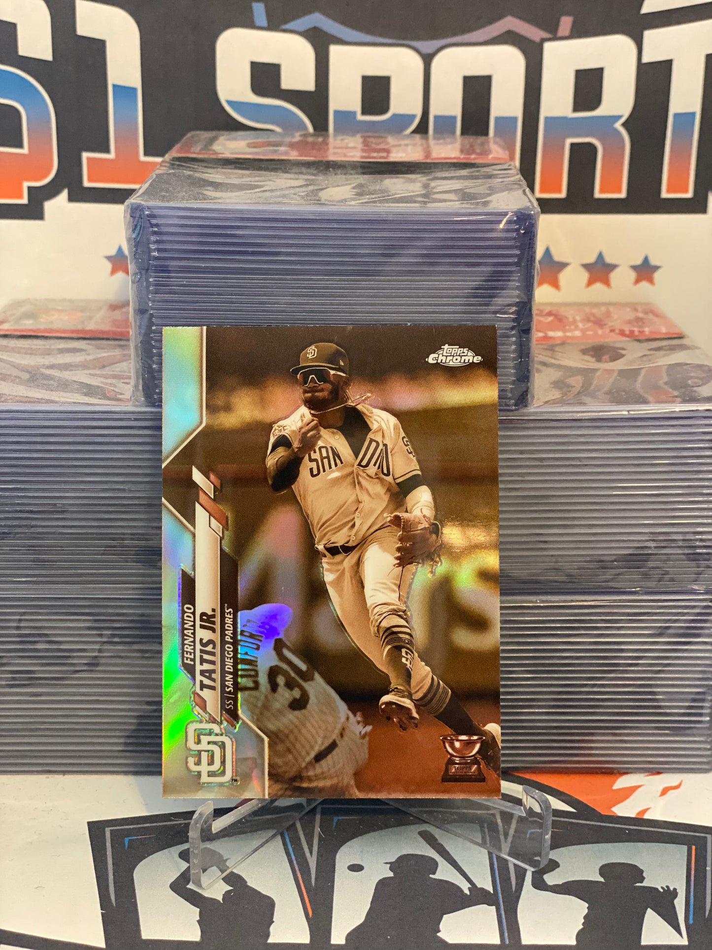 2020 Topps Chrome (Sepia Refractor, Rookie Cup) Fernando Tatis Jr. #84