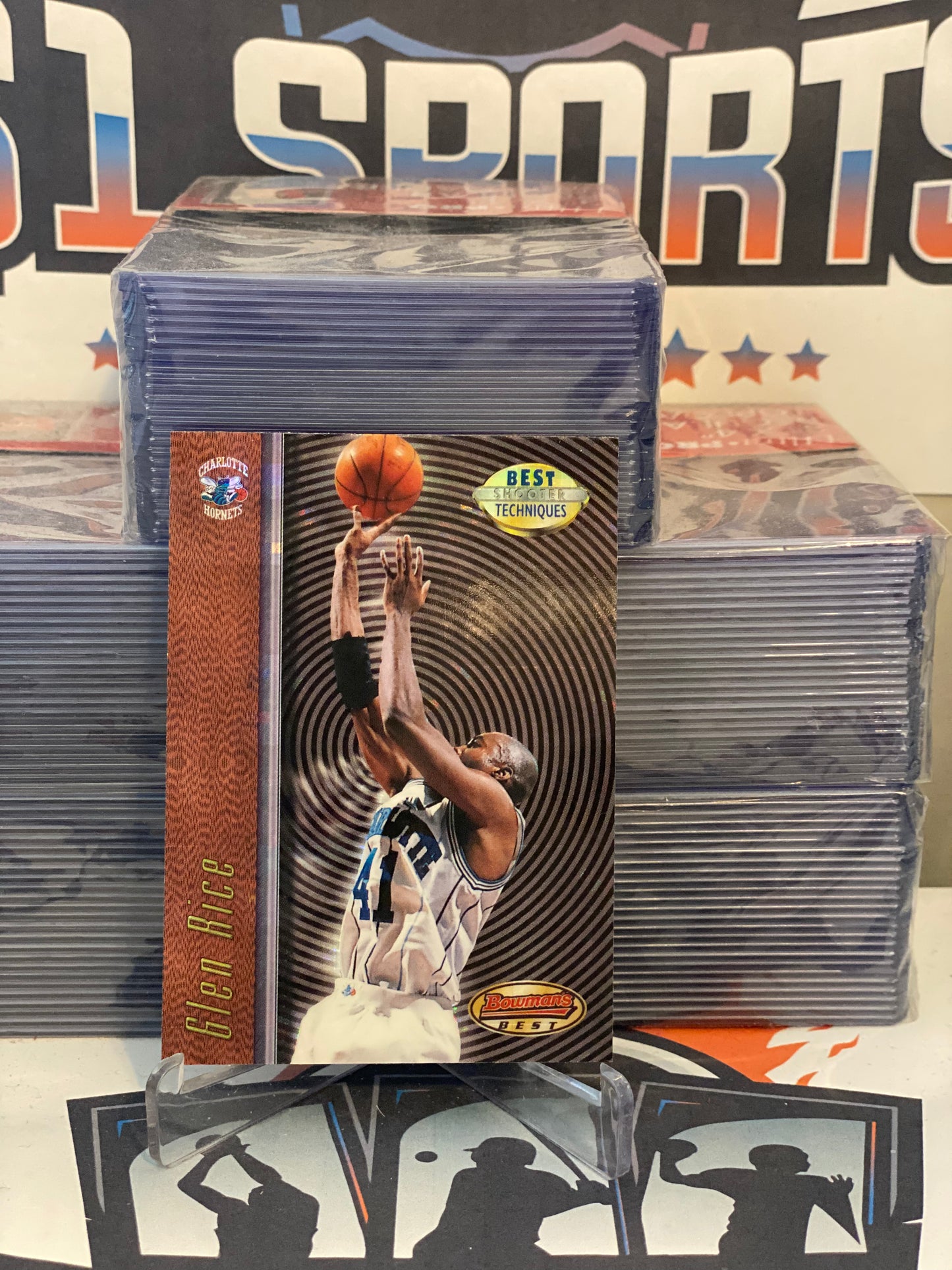 1997 Bowman's Best (Refractor, Best Techniques) Glen Rice #T6