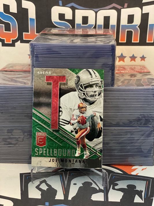 2021 Donruss Elite (Green, Spellbound) Joe Montana #S-T