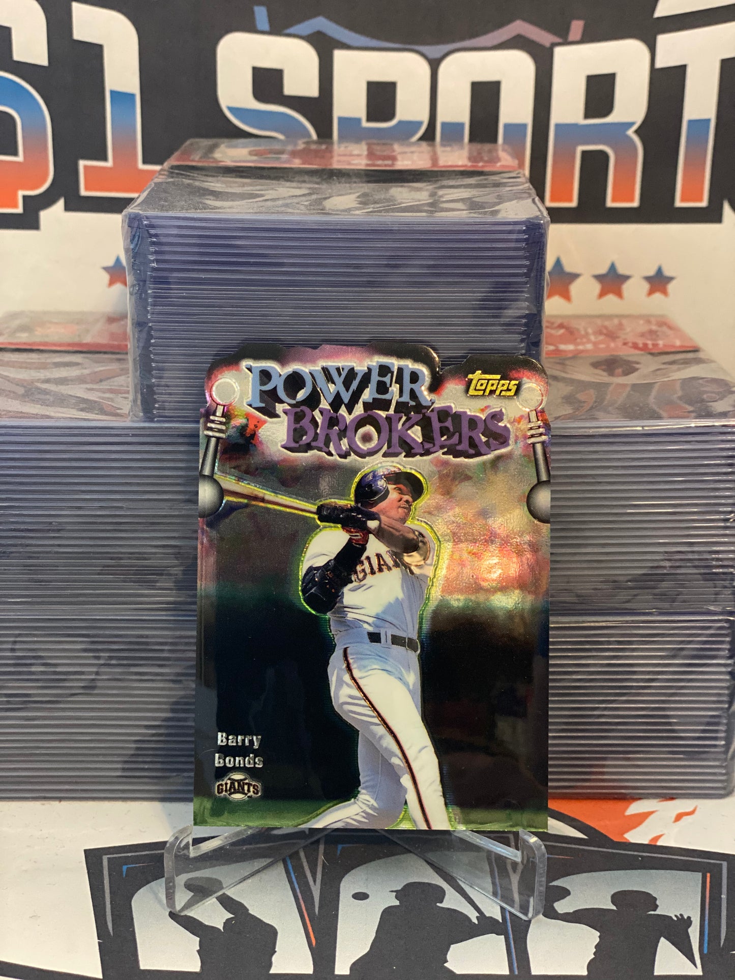 1998 Topps Chrome (Power Brokers) Barry Bonds #PB12