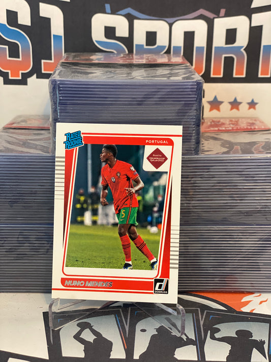 2021 Donruss FIFA World Cup (Rated Rookie) Nuno Mendes #192
