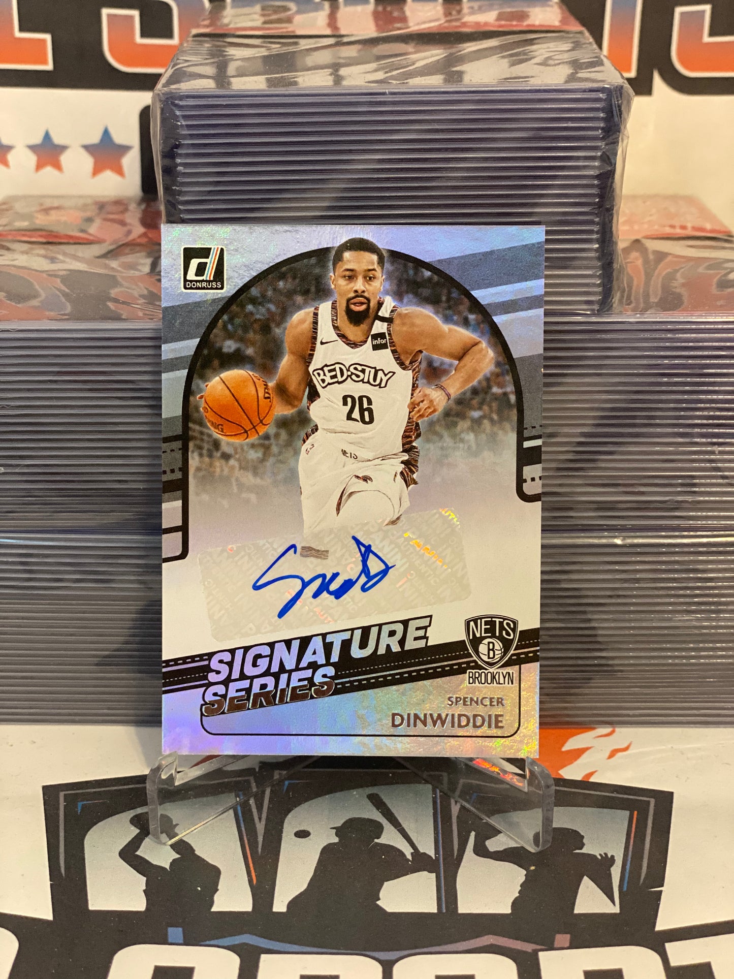 2020 Donruss (Signature Series Auto) Spencer Dinwiddie #SG-SDW