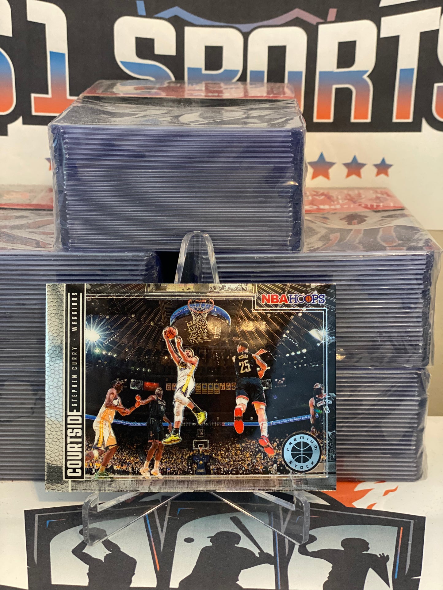 2019 Hoops Premium Stock (Courtside) Stephen Curry #2