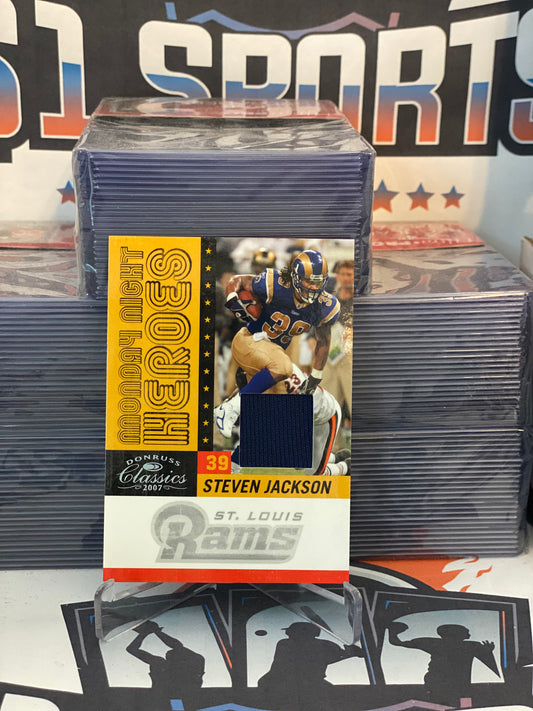 2007 Donruss Classics (Monday Night Heroes Relic 185/240) Steven Jackson #MNH-24