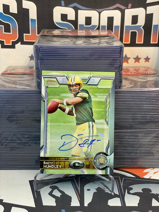 2015 Topps (Auto) Brett Hundley Rookie #447