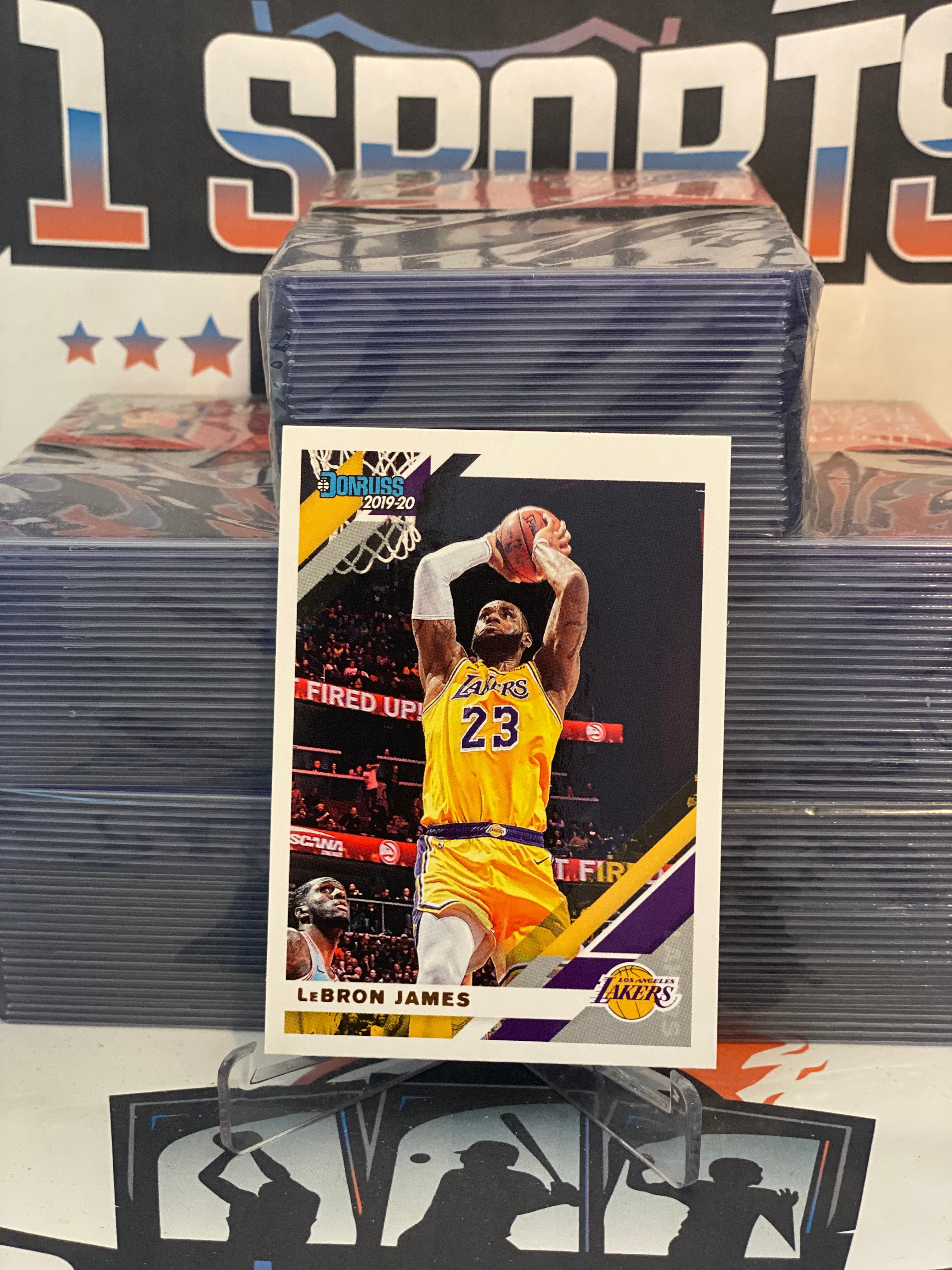 2019-20 Panini Donruss Lebron James #94 Los Angeles Lakers