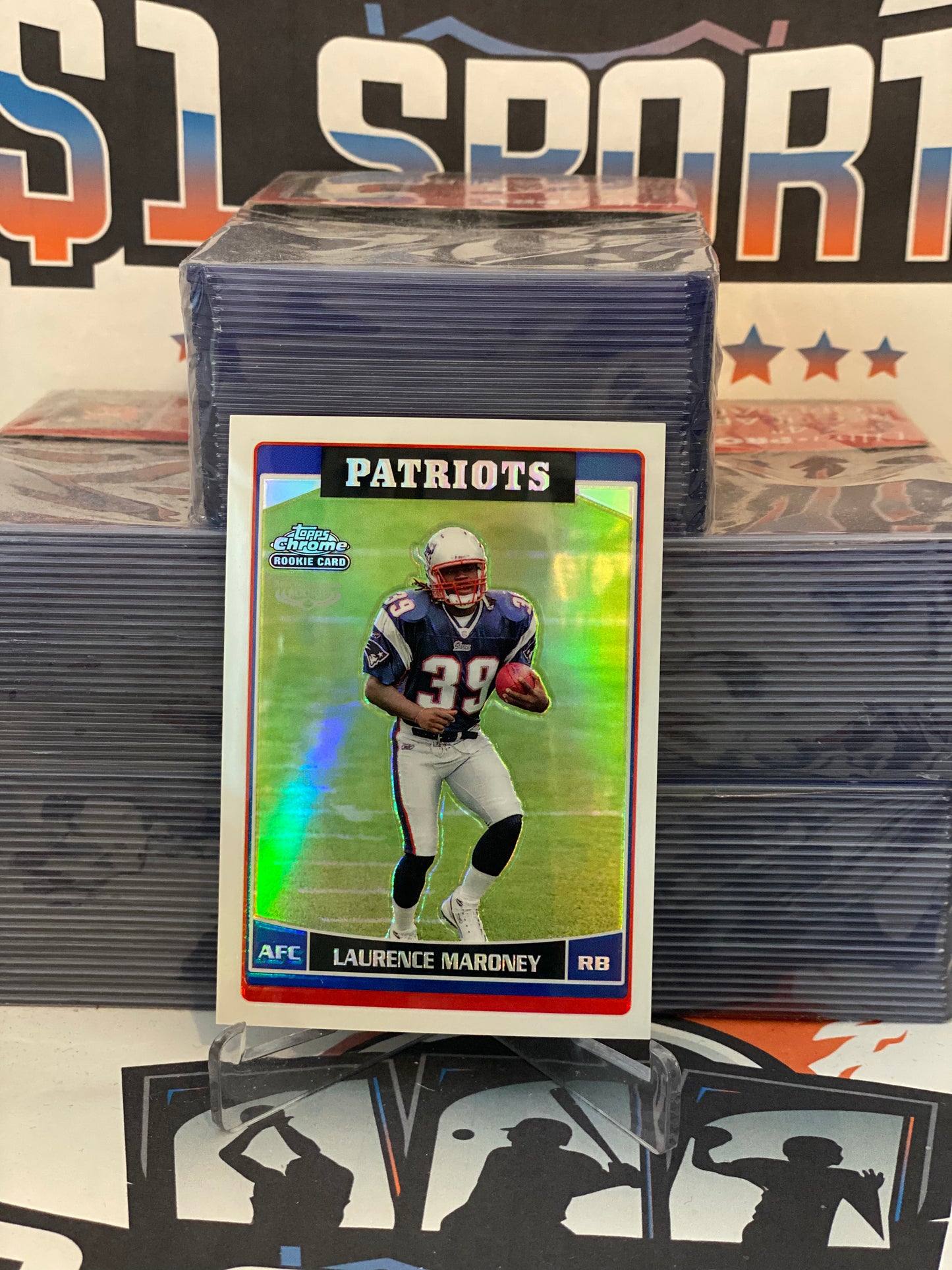 2006 Topps Chrome (Refractor) Laurence Maroney Rookie #227