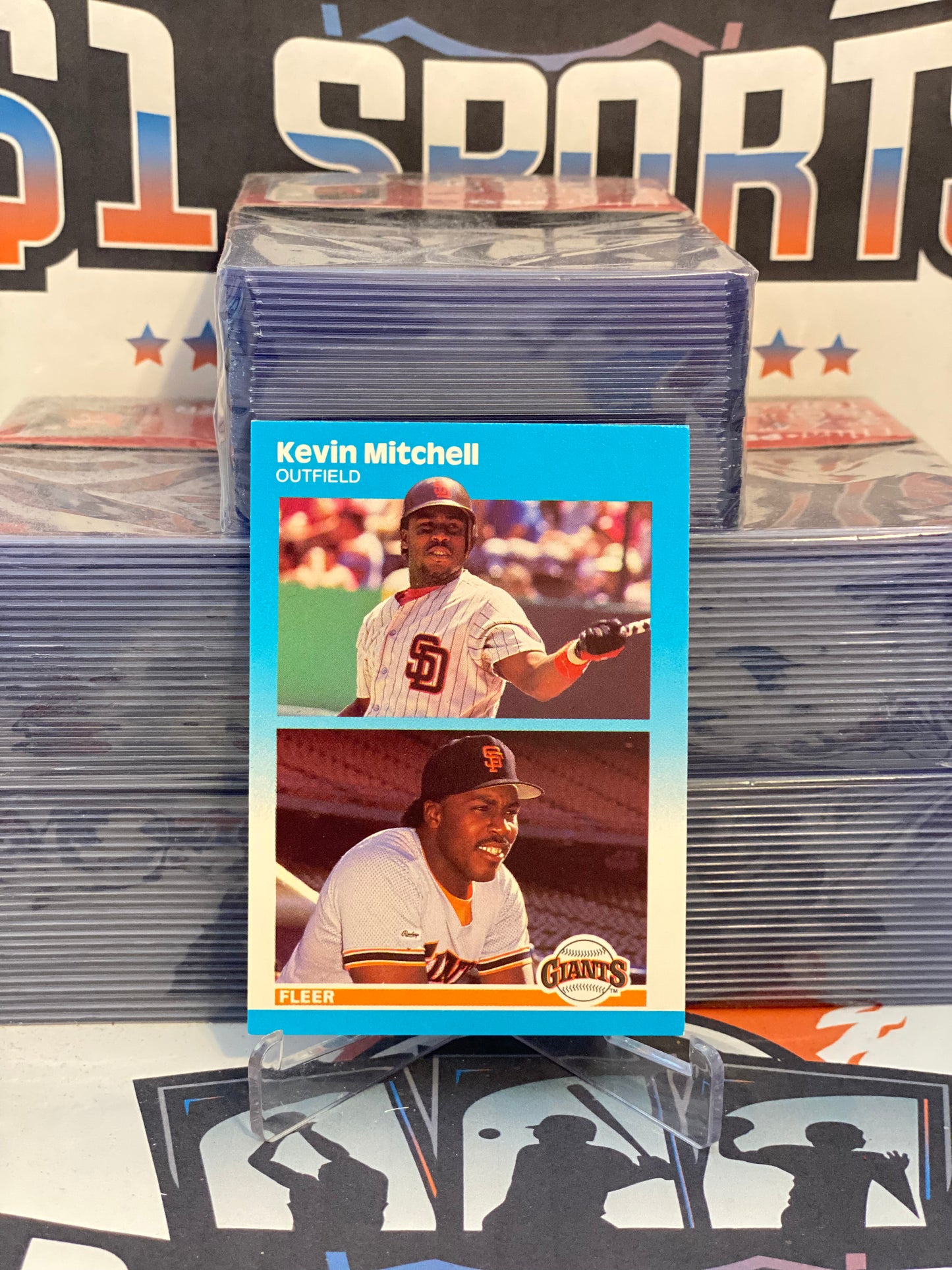 1987 Fleer Update Kevin Mitchell Rookie #U-82